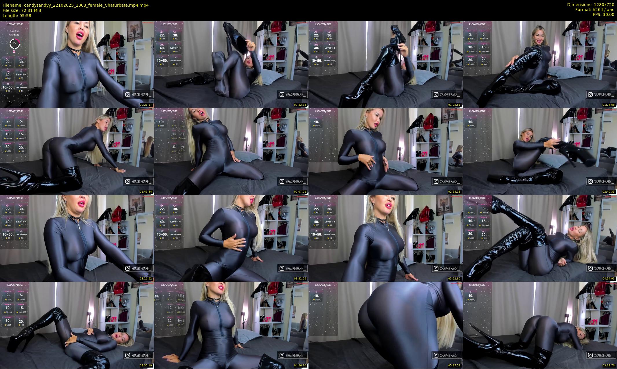 candysandyy — 6 minute Chaturbate female cam show recording, 720p, Oct 22, 2025