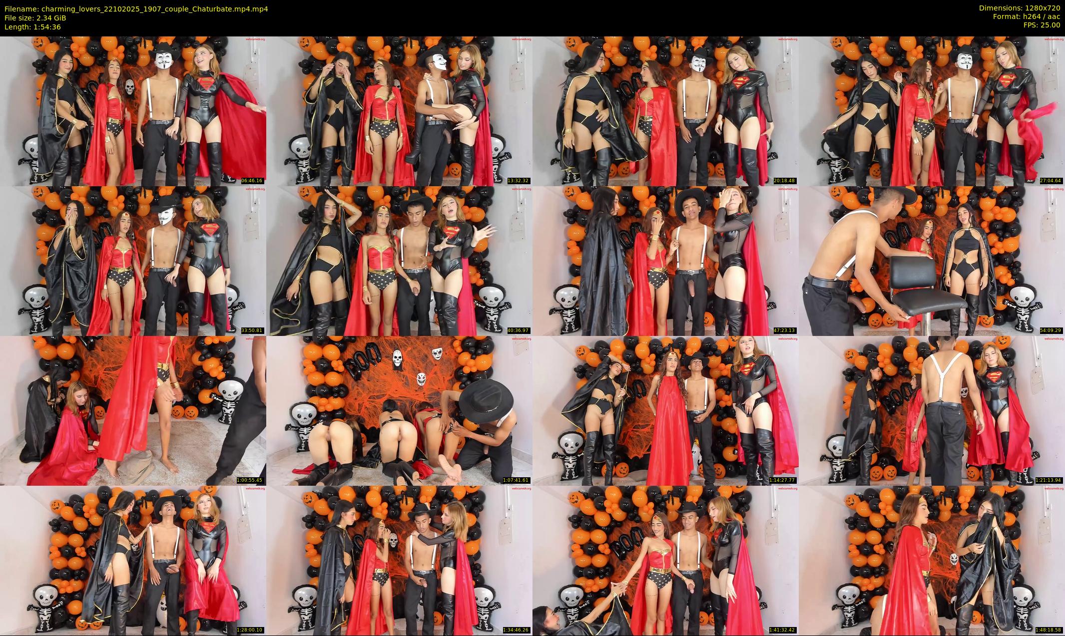 charming_lovers — 115 minute Chaturbate couple cam show recording, 720p, Oct 22, 2025