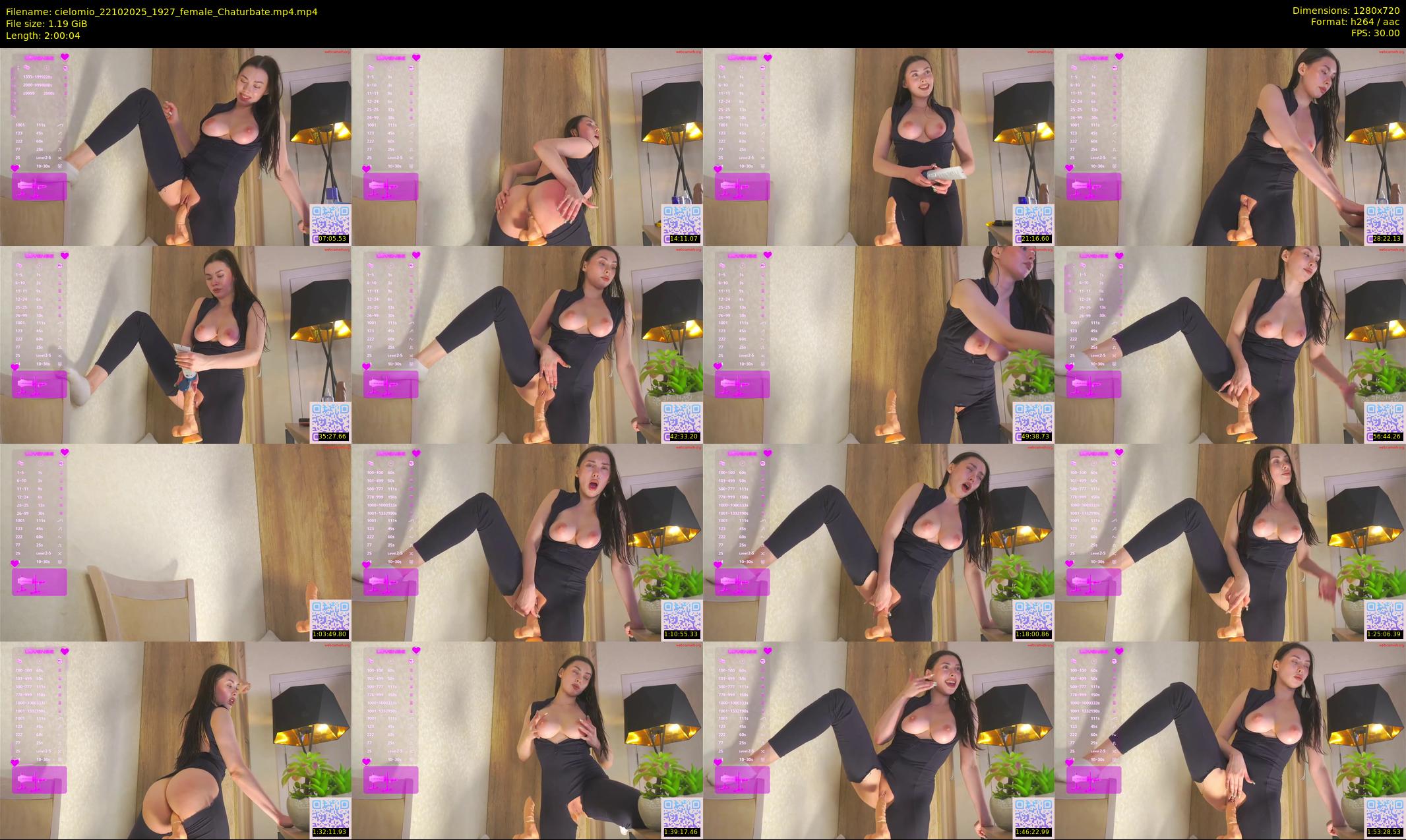 cielomio — 121 minute Chaturbate female cam show recording, 720p, Oct 22, 2025