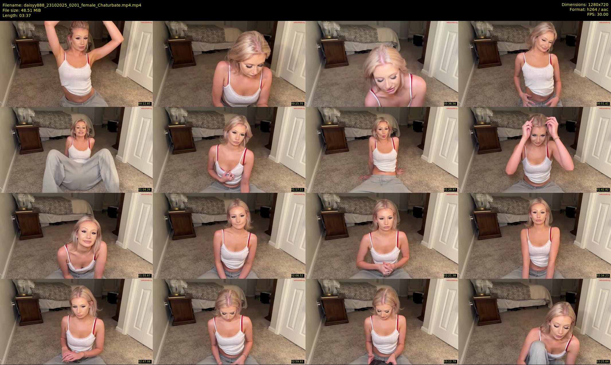 daisyy888 — 4 minute Chaturbate couple cam show recording, 720p, Oct 23, 2025