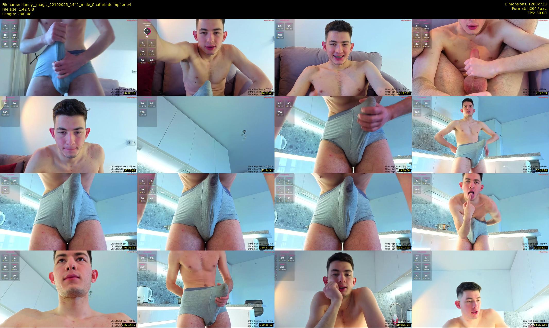 danny__magic — 121 minute Chaturbate male cam show recording, 720p, Oct 22, 2025