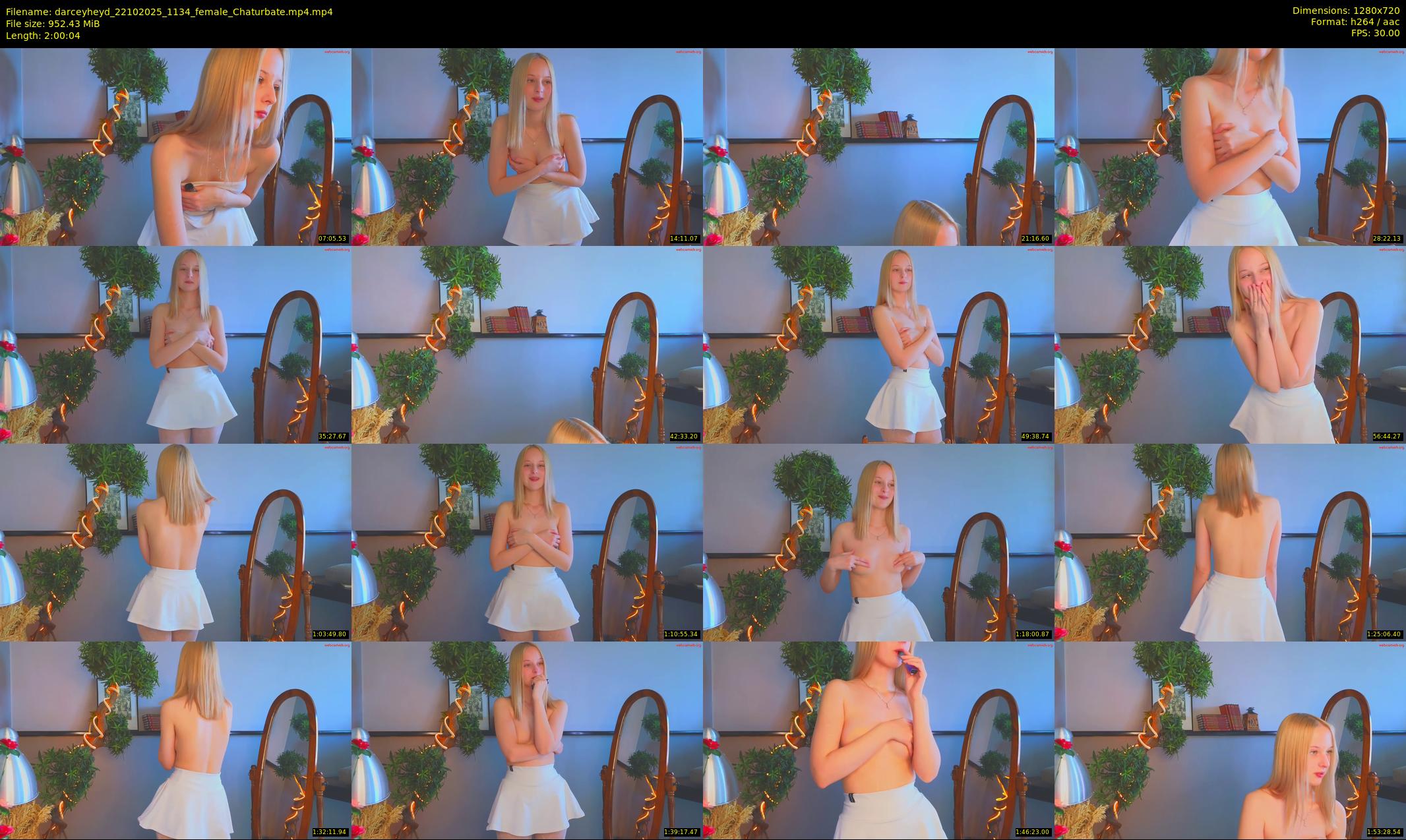 darceyheyd — 121 minute Chaturbate female cam show recording, 720p, Oct 22, 2025