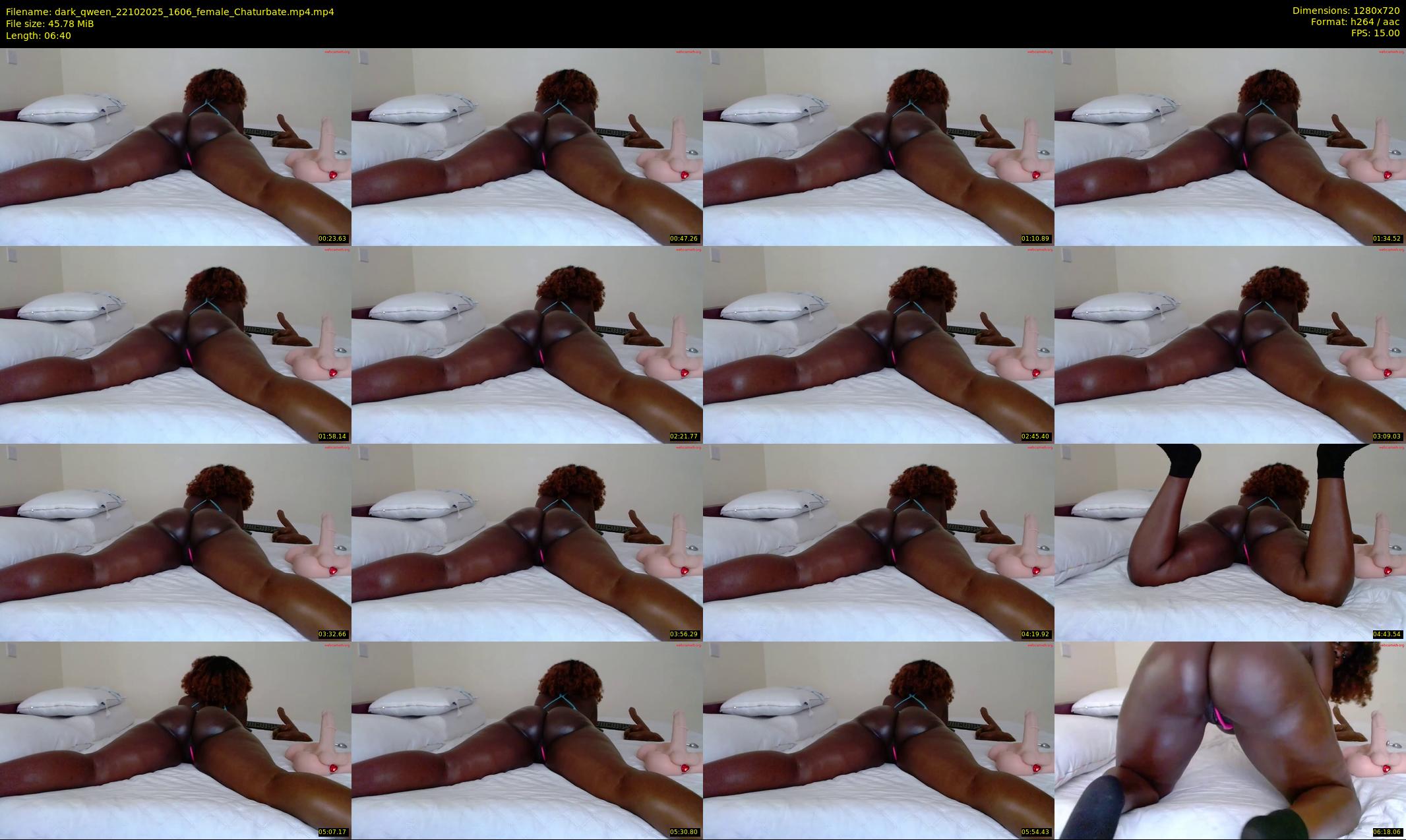 dark_qween — 7 minute Chaturbate female cam show recording, 720p, Oct 22, 2025