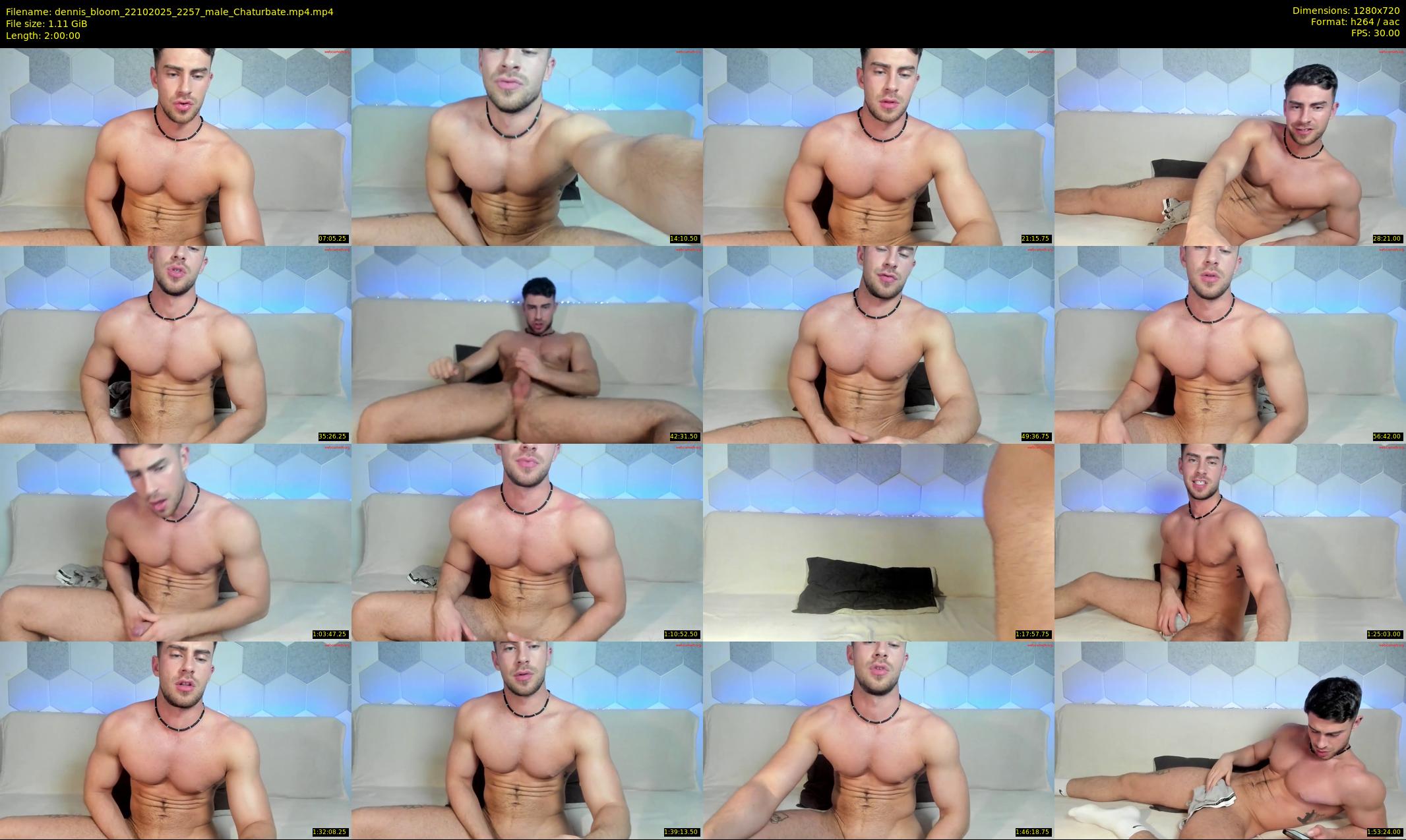 dennis_bloom — 120 minute Chaturbate male cam show recording, 720p, Oct 22, 2025