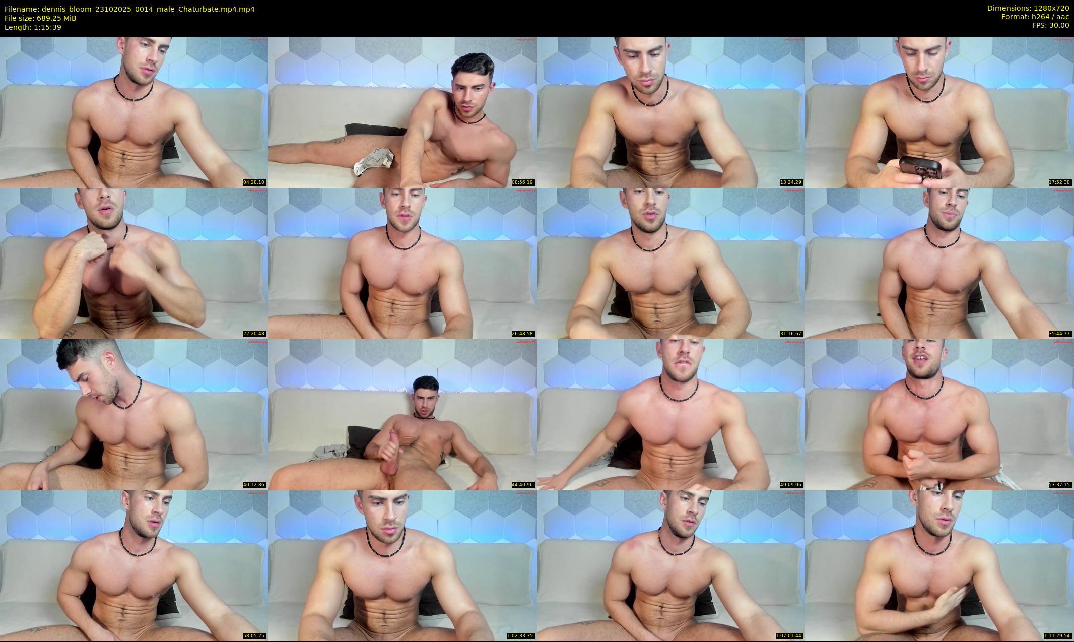 dennis_bloom — 76 minute Chaturbate male cam show recording, 720p, Oct 23, 2025