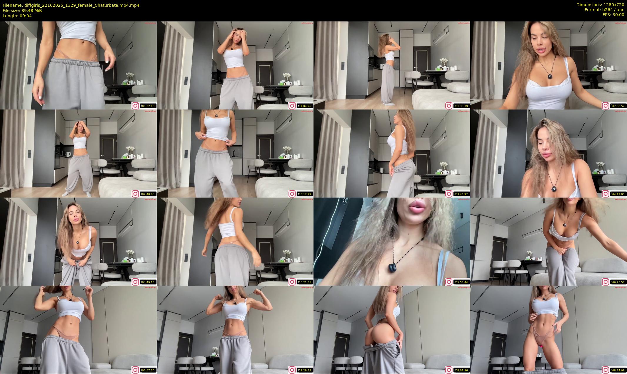 diffgirls — 10 minute Chaturbate female cam show recording, 720p, Oct 22, 2025