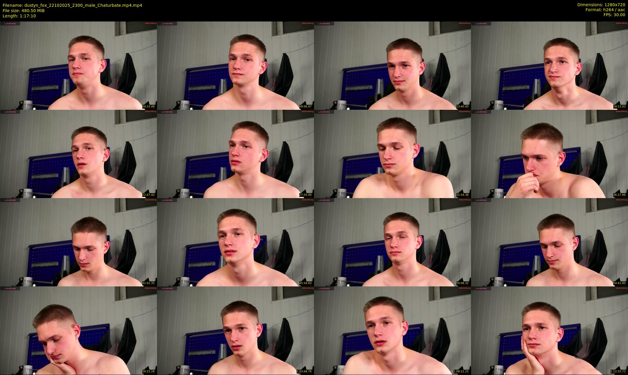 dustyn_fox — 78 minute Chaturbate male cam show recording, 720p, Oct 22, 2025