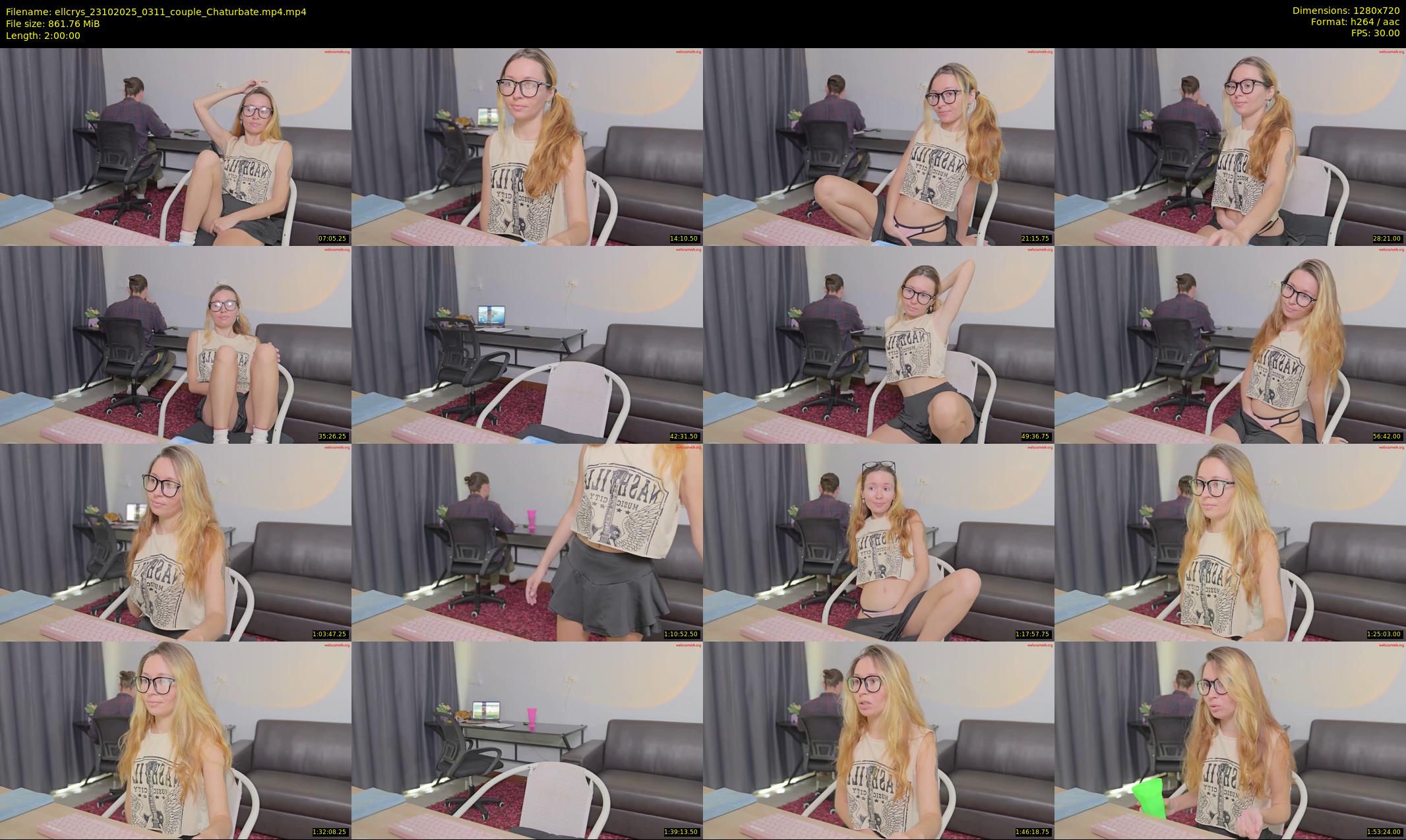 ellcrys — 120 minute Chaturbate couple cam show recording, 720p, Oct 23, 2025