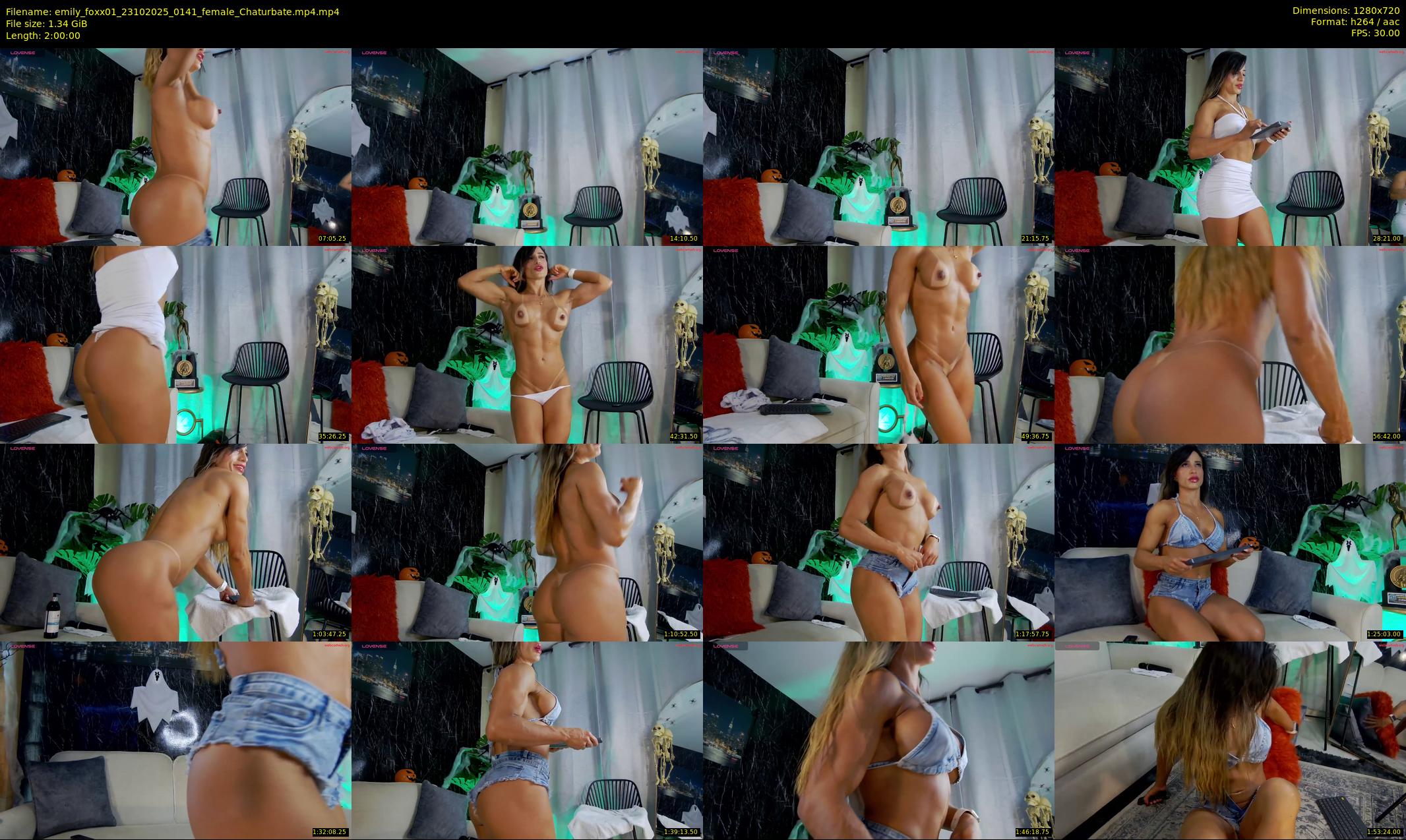 emily_foxx01 — 120 minute Chaturbate female cam show recording, 720p, Oct 23, 2025