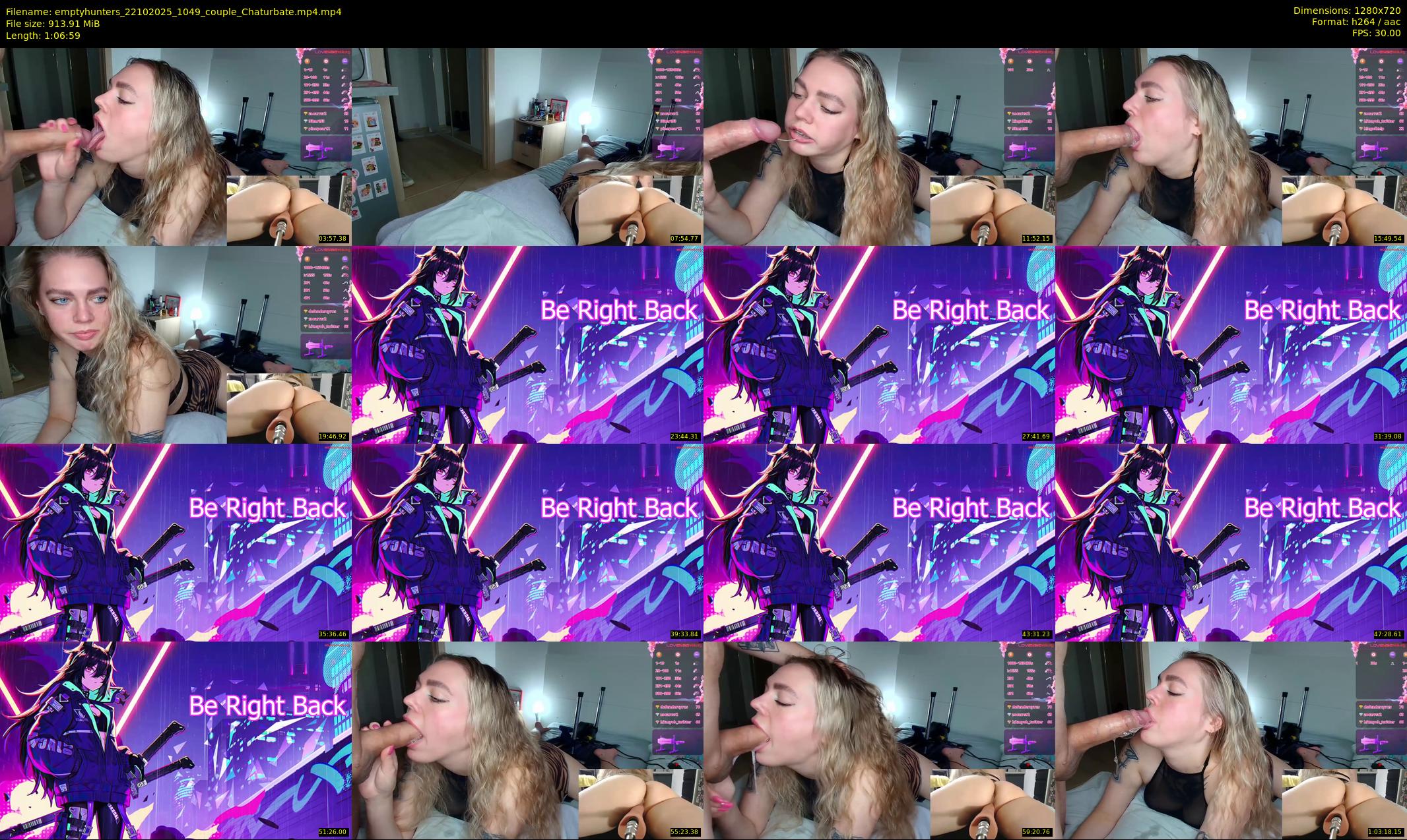 emptyhunters — 67 minute Chaturbate couple cam show recording, 720p, Oct 22, 2025