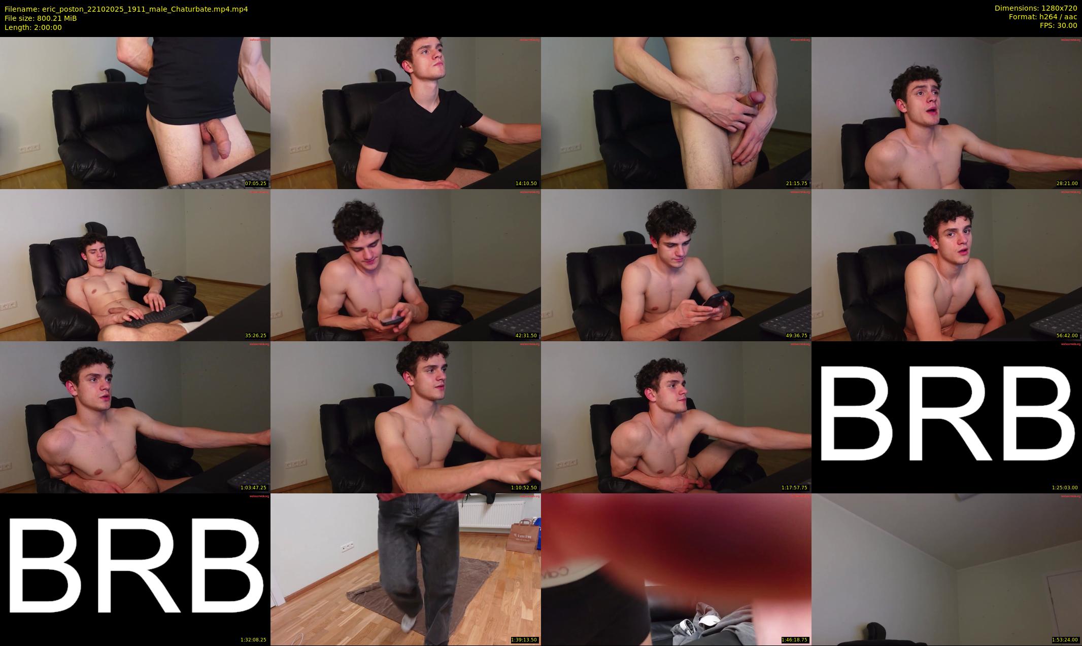 eric_poston — 120 minute Chaturbate male cam show recording, 720p, Oct 22, 2025