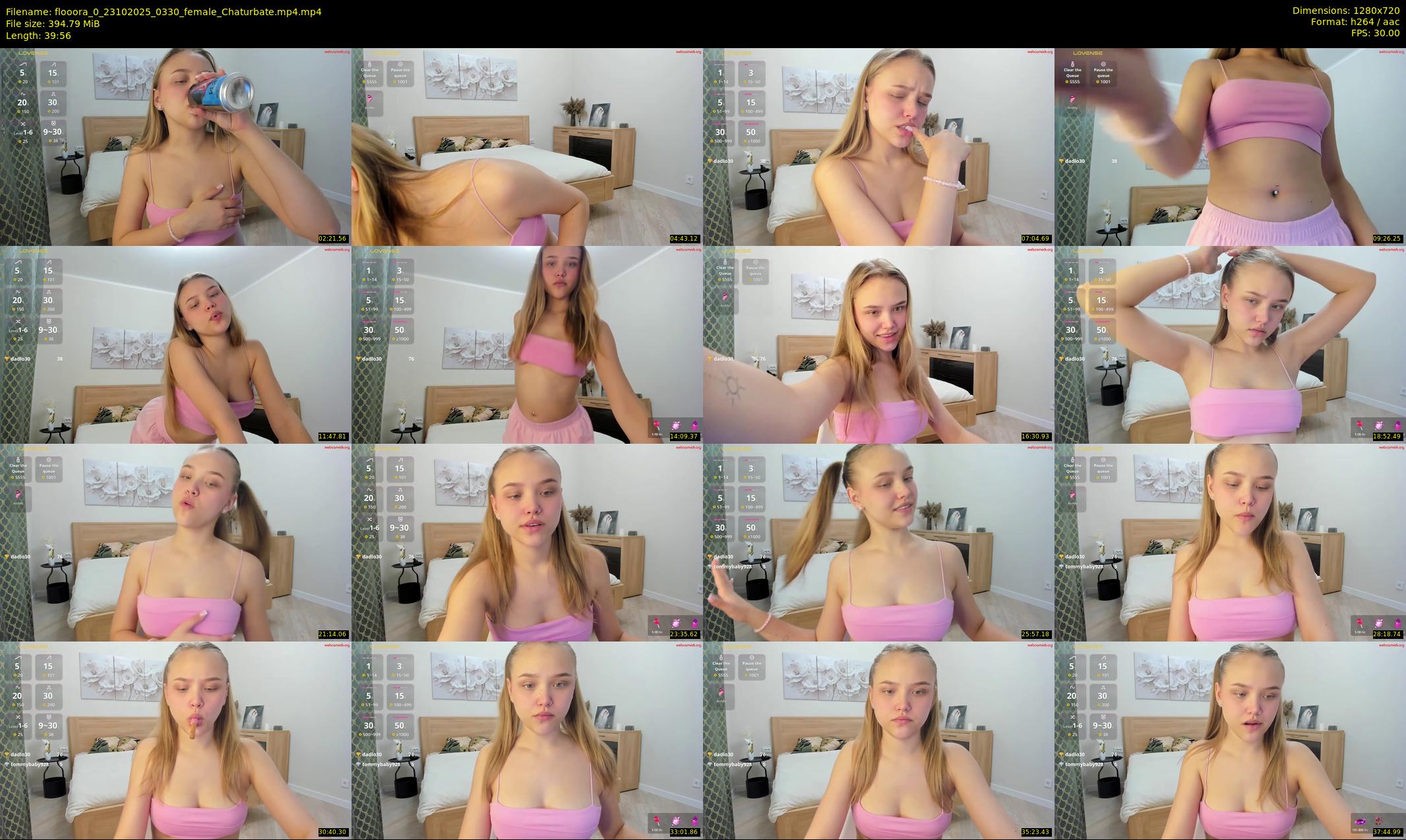 flooora_0 — 40 minute Chaturbate couple cam show recording, 720p, Oct 23, 2025