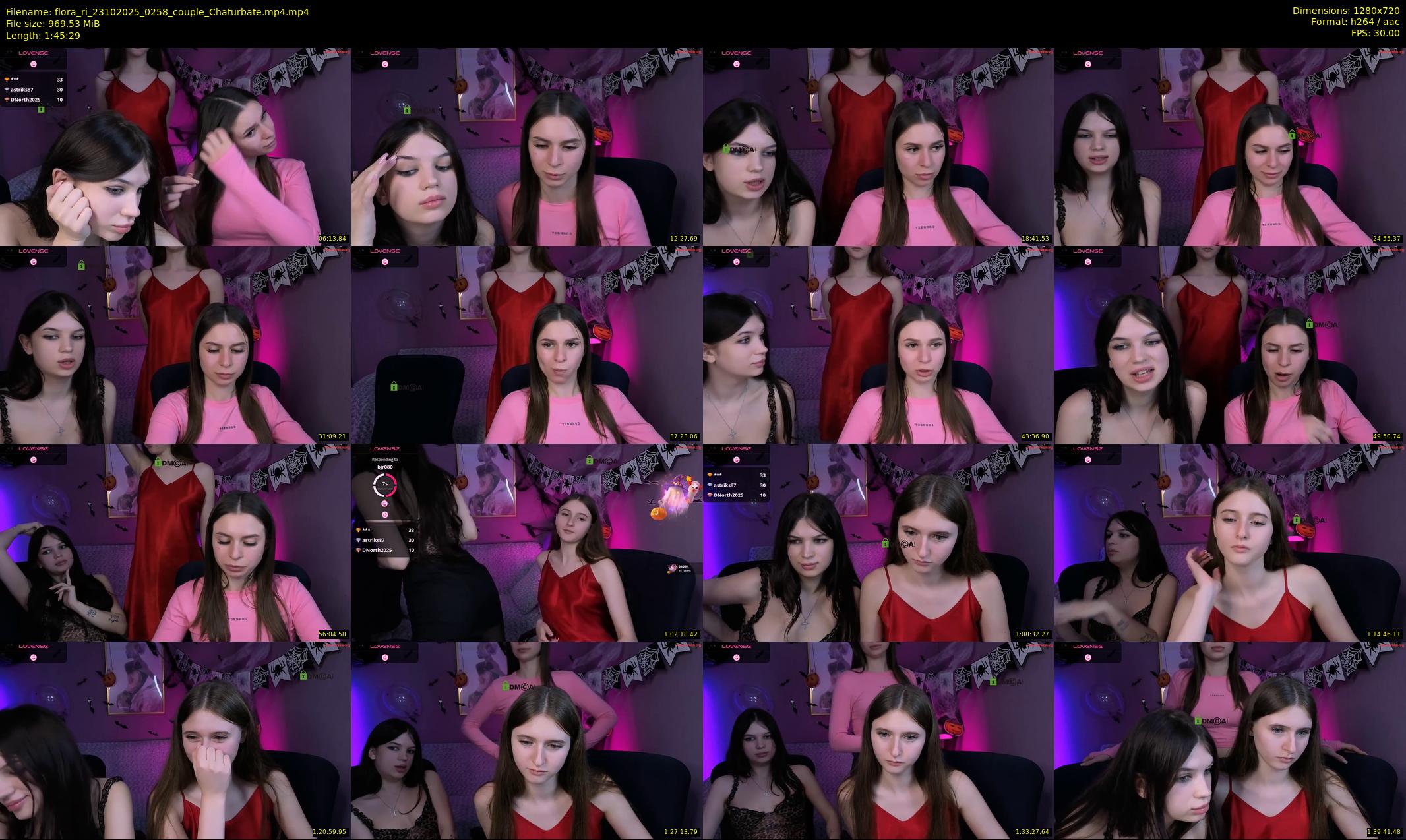 flora_ri — 106 minute Chaturbate female cam show recording, 720p, Oct 23, 2025