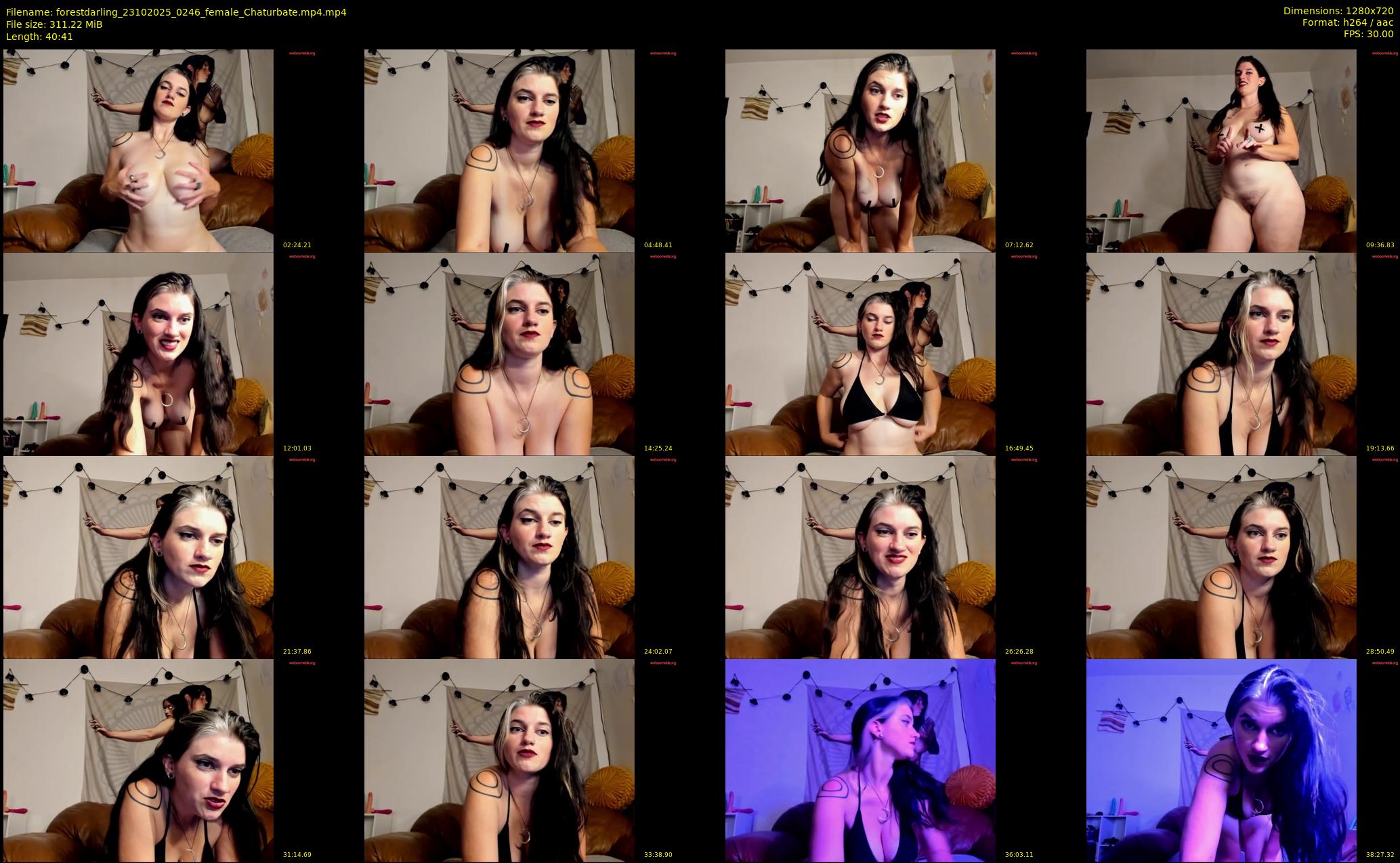 forestdarling — 41 minute Chaturbate female cam show recording, 720p, Oct 23, 2025