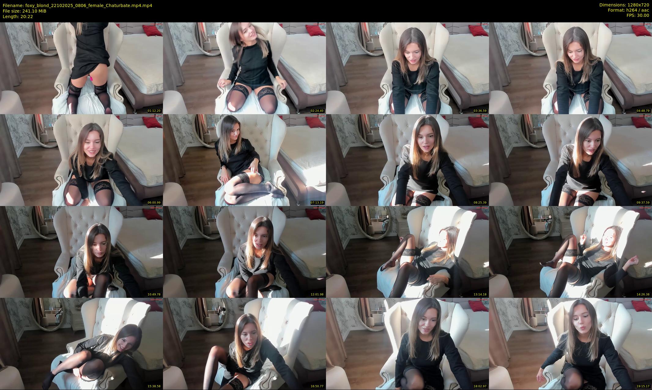 foxy_blond — 21 minute Chaturbate female cam show recording, 720p, Oct 22, 2025