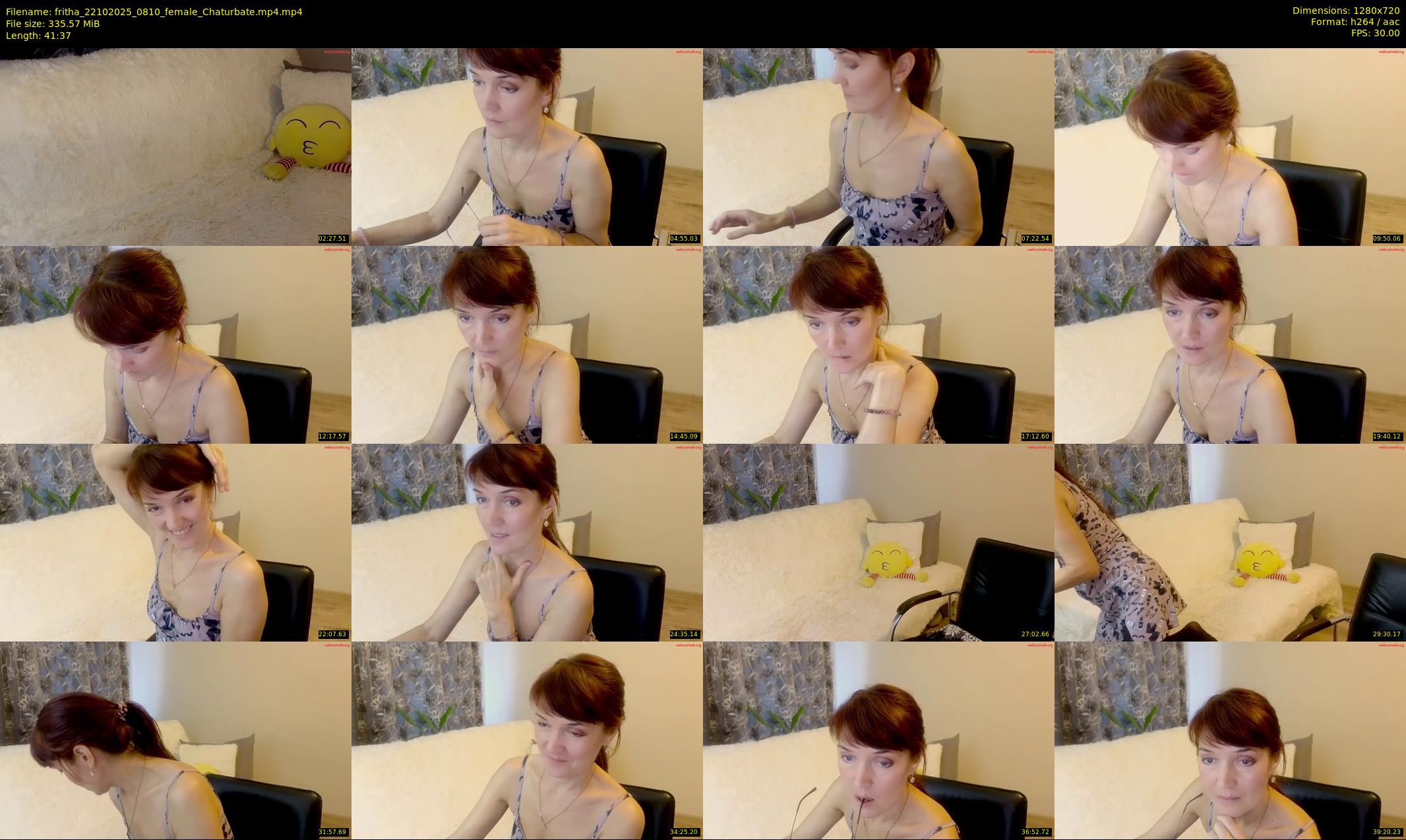 fritha — 42 minute Chaturbate female cam show recording, 720p, Oct 22, 2025