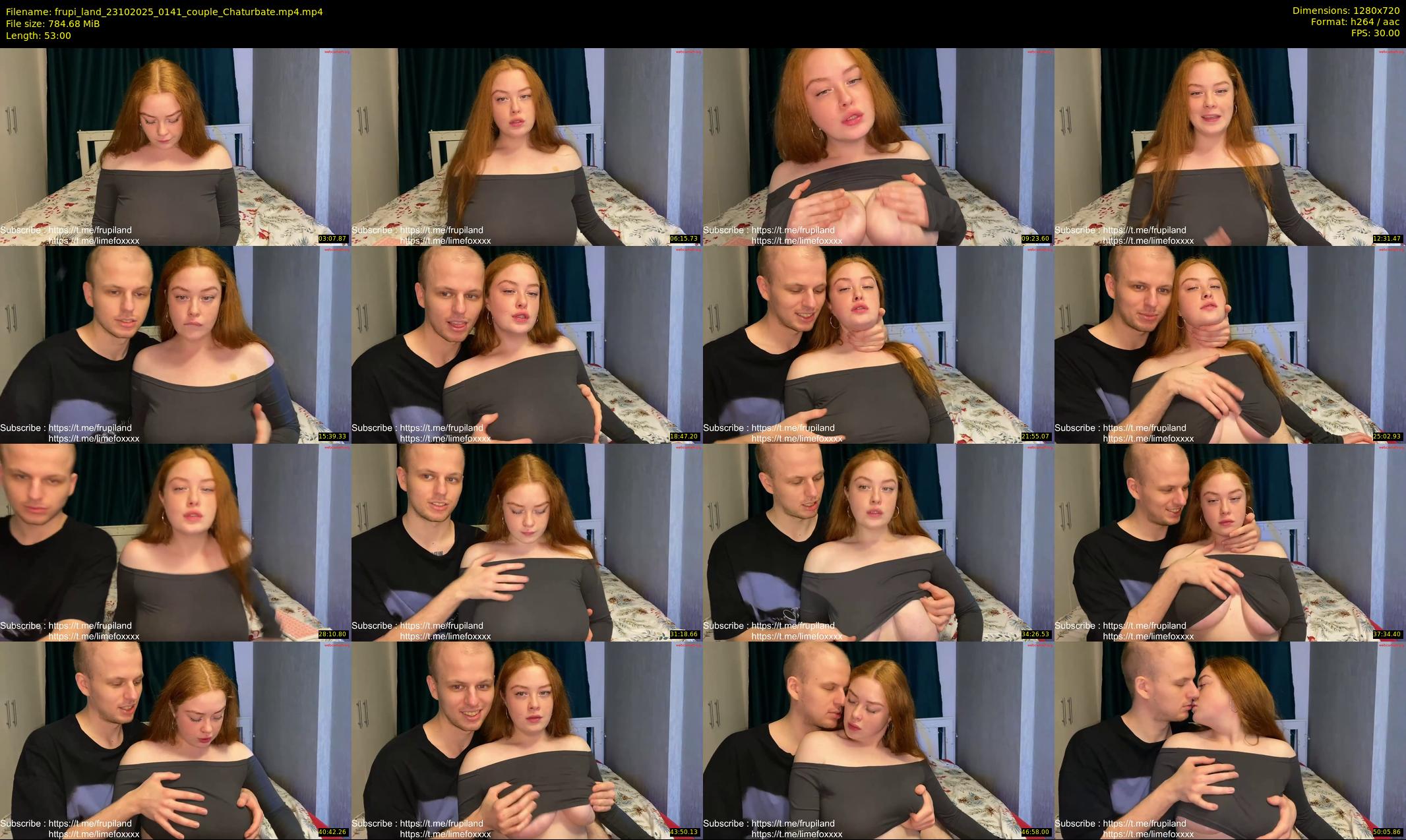 frupi_land — 53 minute Chaturbate couple cam show recording, 720p, Oct 23, 2025
