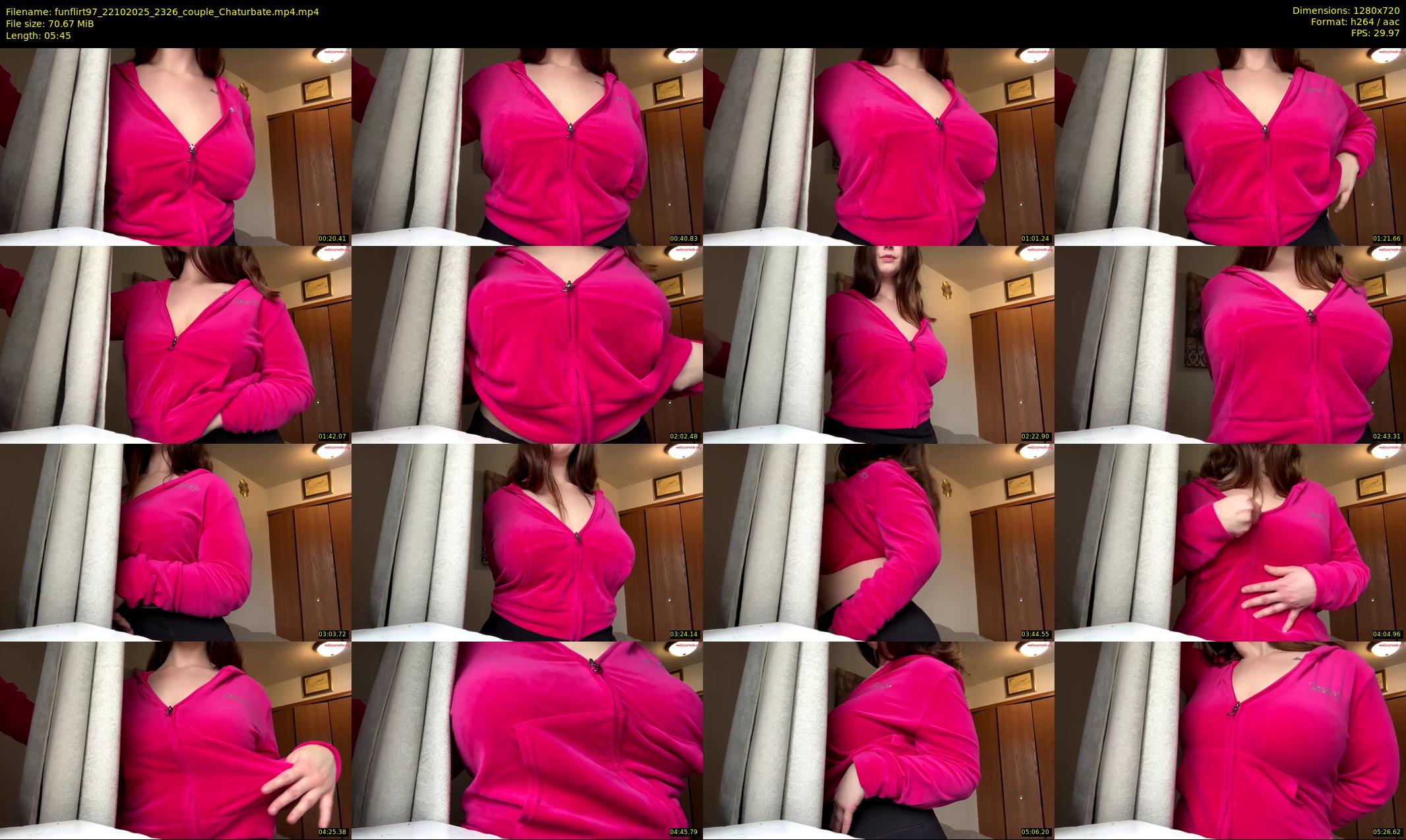 funflirt97 — 6 minute Chaturbate female cam show recording, 720p, Oct 22, 2025