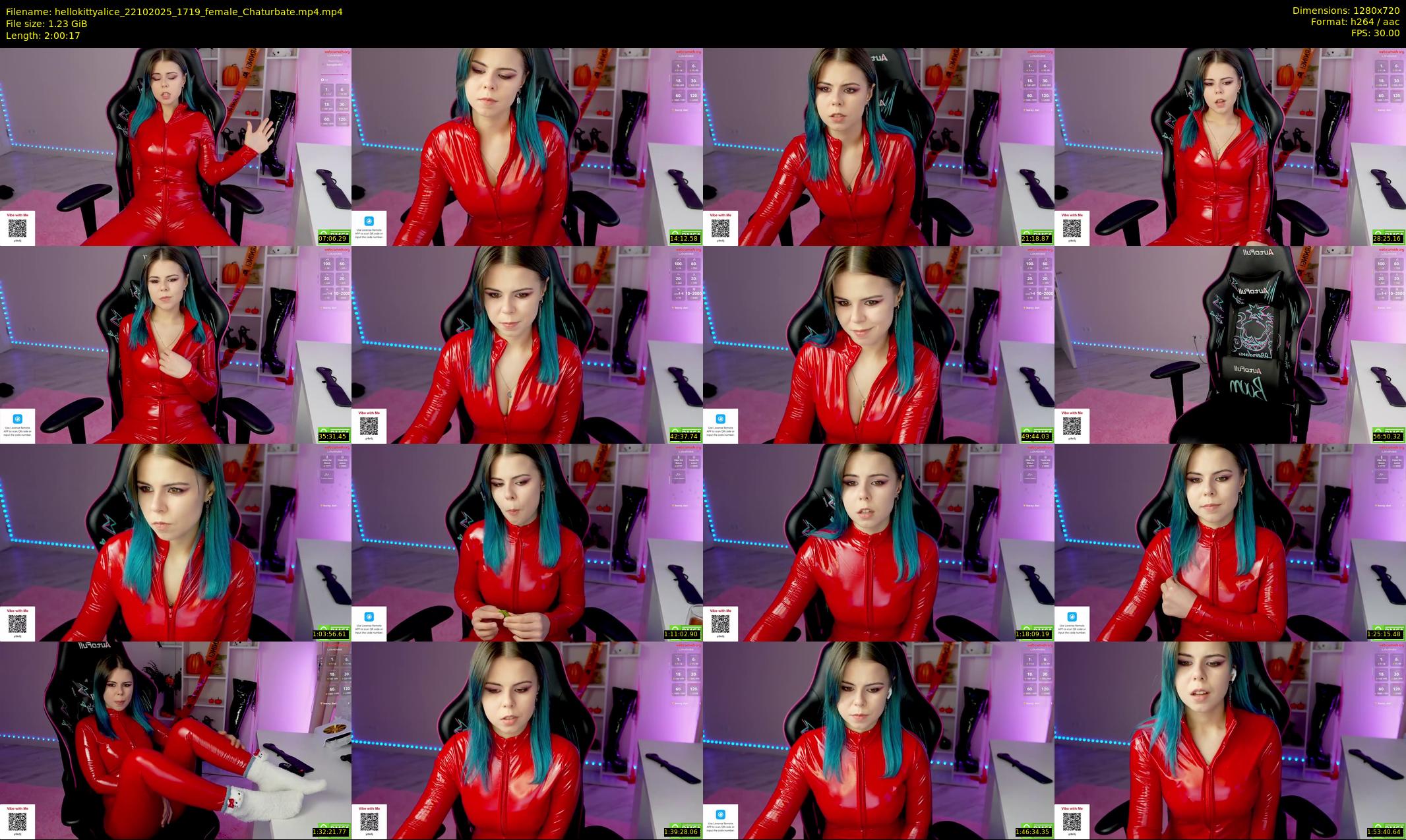 hellokittyalice — 121 minute Chaturbate female cam show recording, 720p, Oct 22, 2025