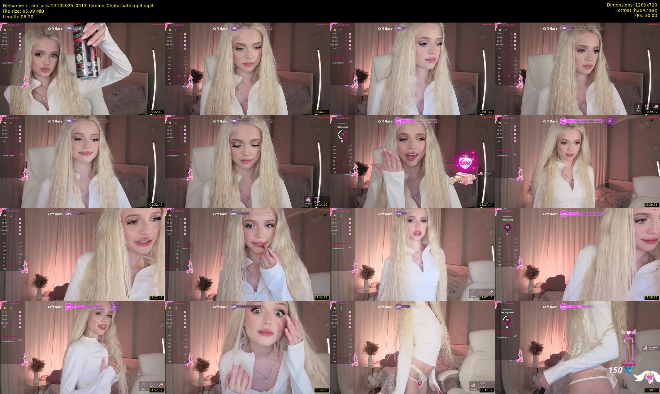 i__am_joss — 7 minute Chaturbate female cam show recording, 720p, Oct 23, 2025
