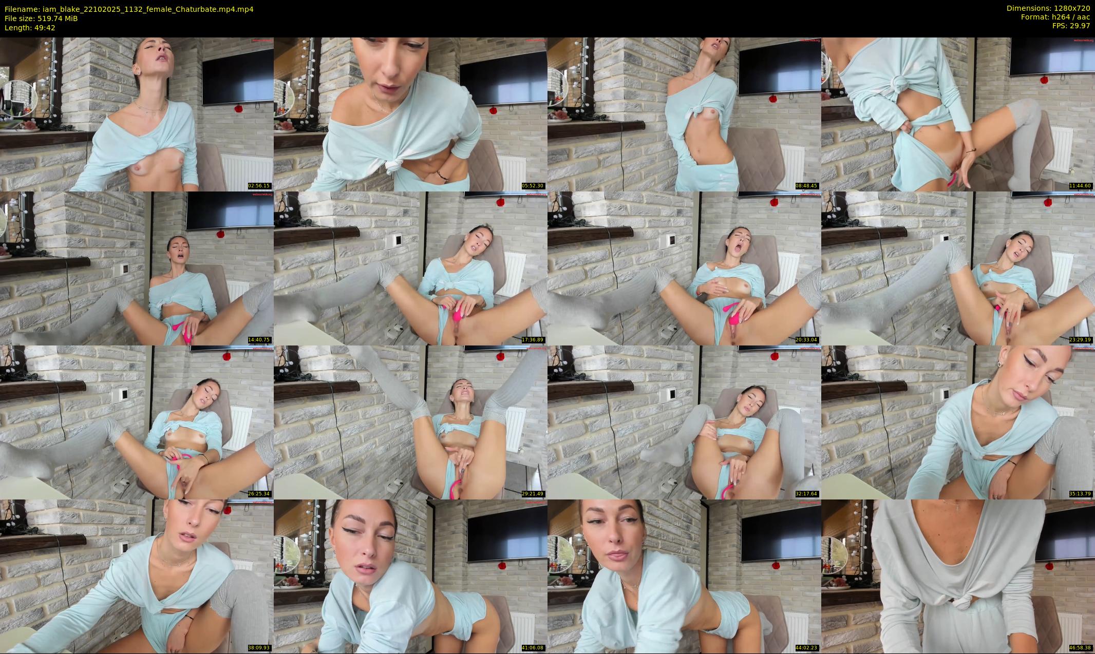 iam_blake — 50 minute Chaturbate female cam show recording, 720p, Oct 22, 2025
