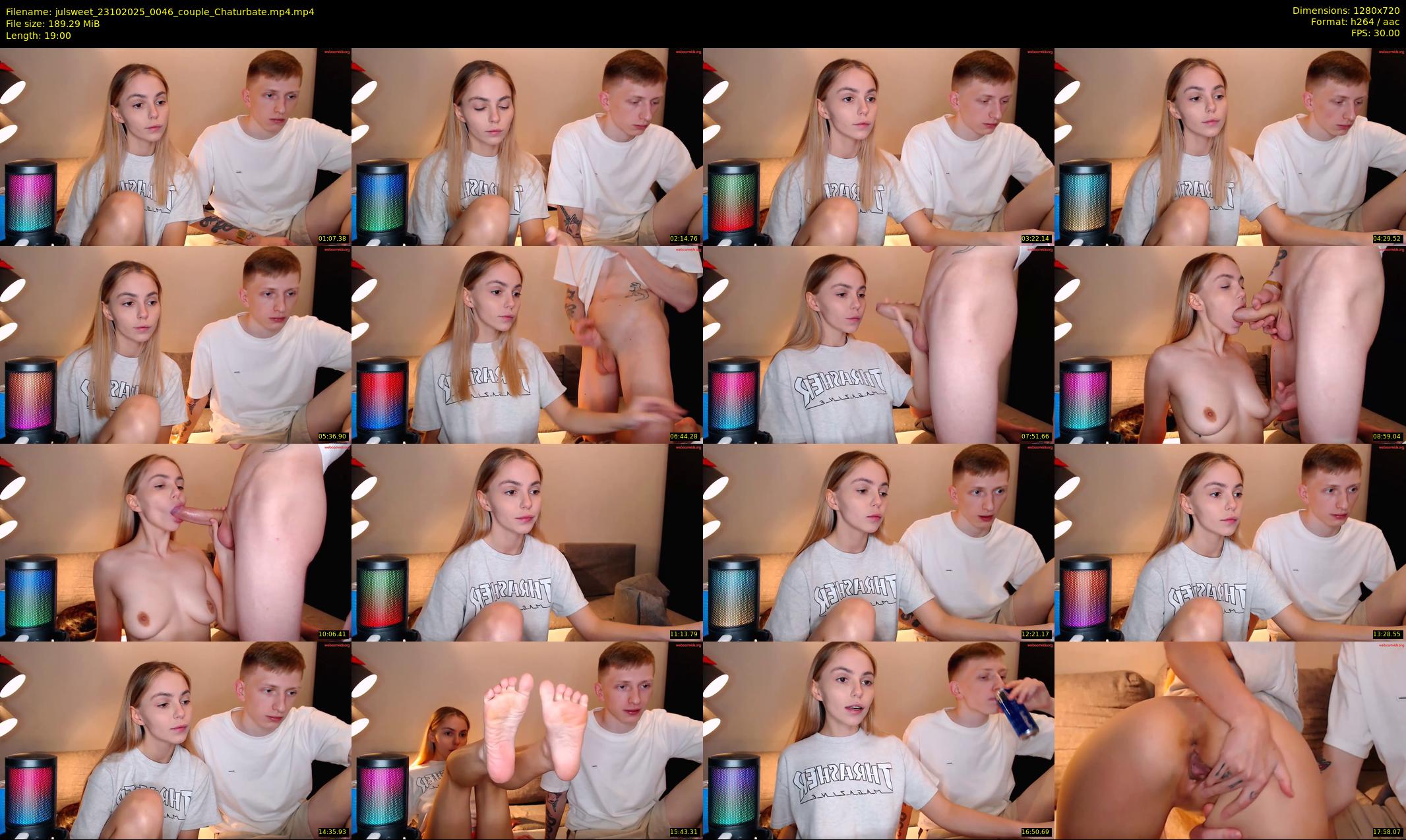 julsweet — 19 minute Chaturbate male cam show recording, 720p, Oct 23, 2025