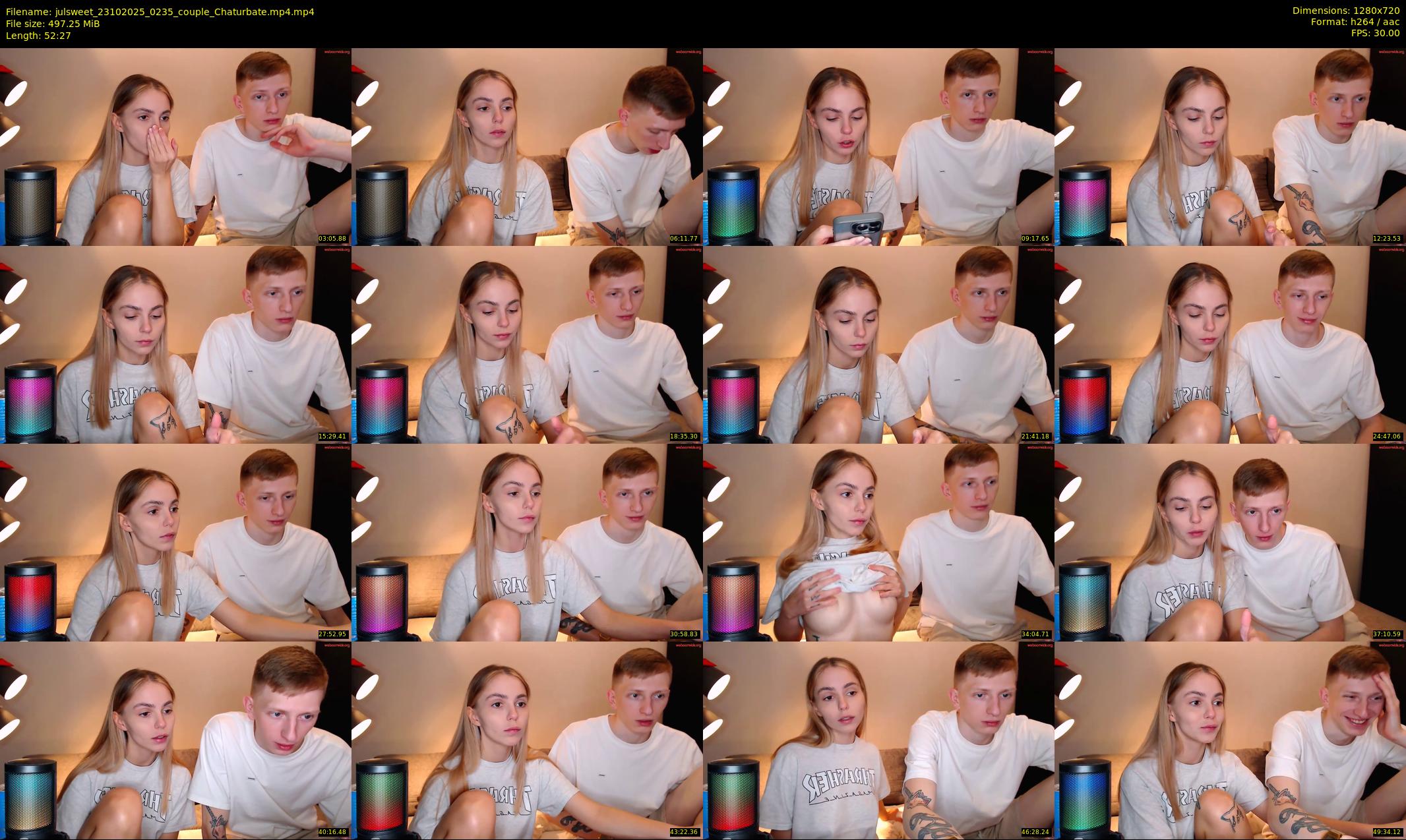 julsweet — 53 minute Chaturbate male cam show recording, 720p, Oct 23, 2025