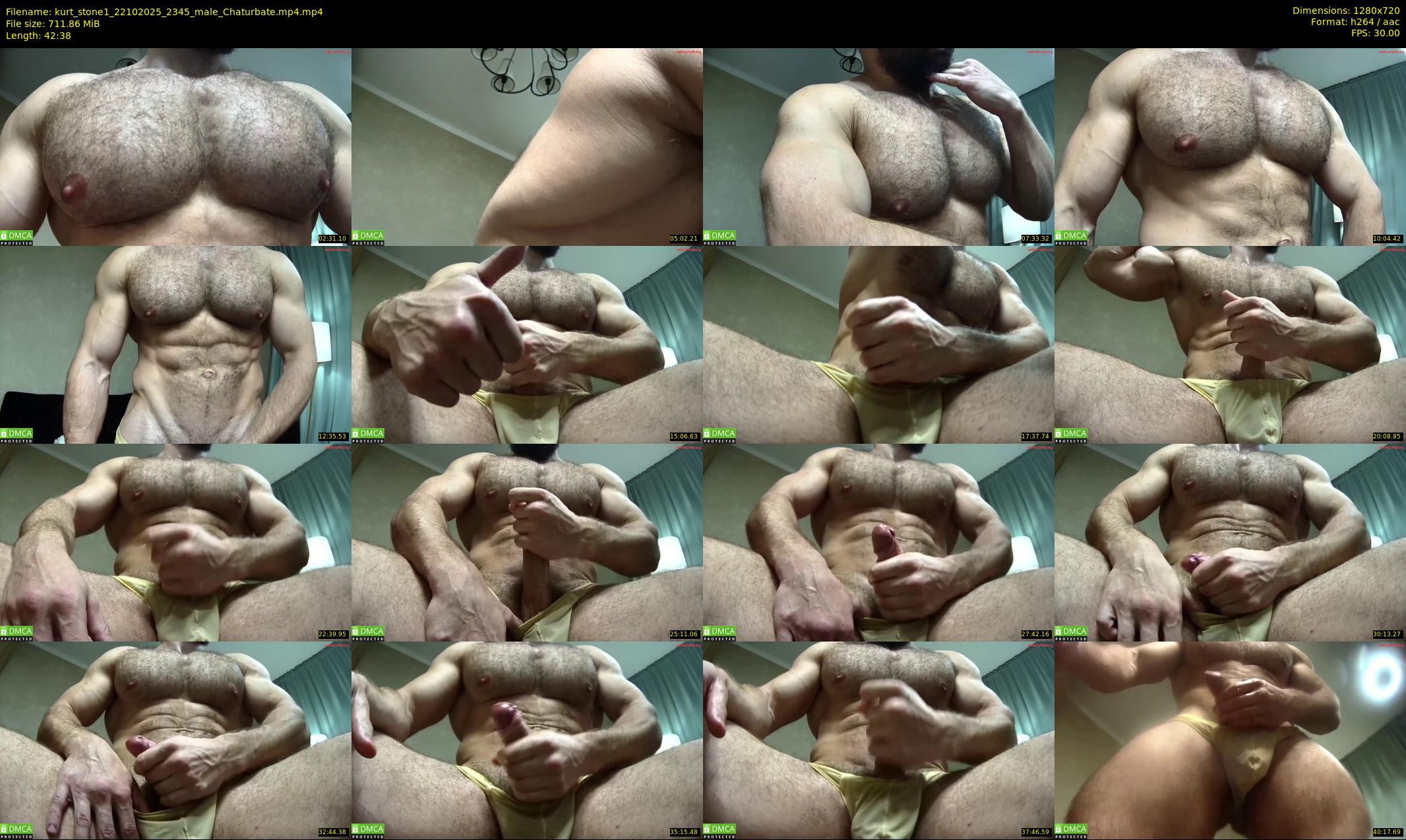 kurt_stone1 — 43 minute Chaturbate male cam show recording, 720p, Oct 22, 2025