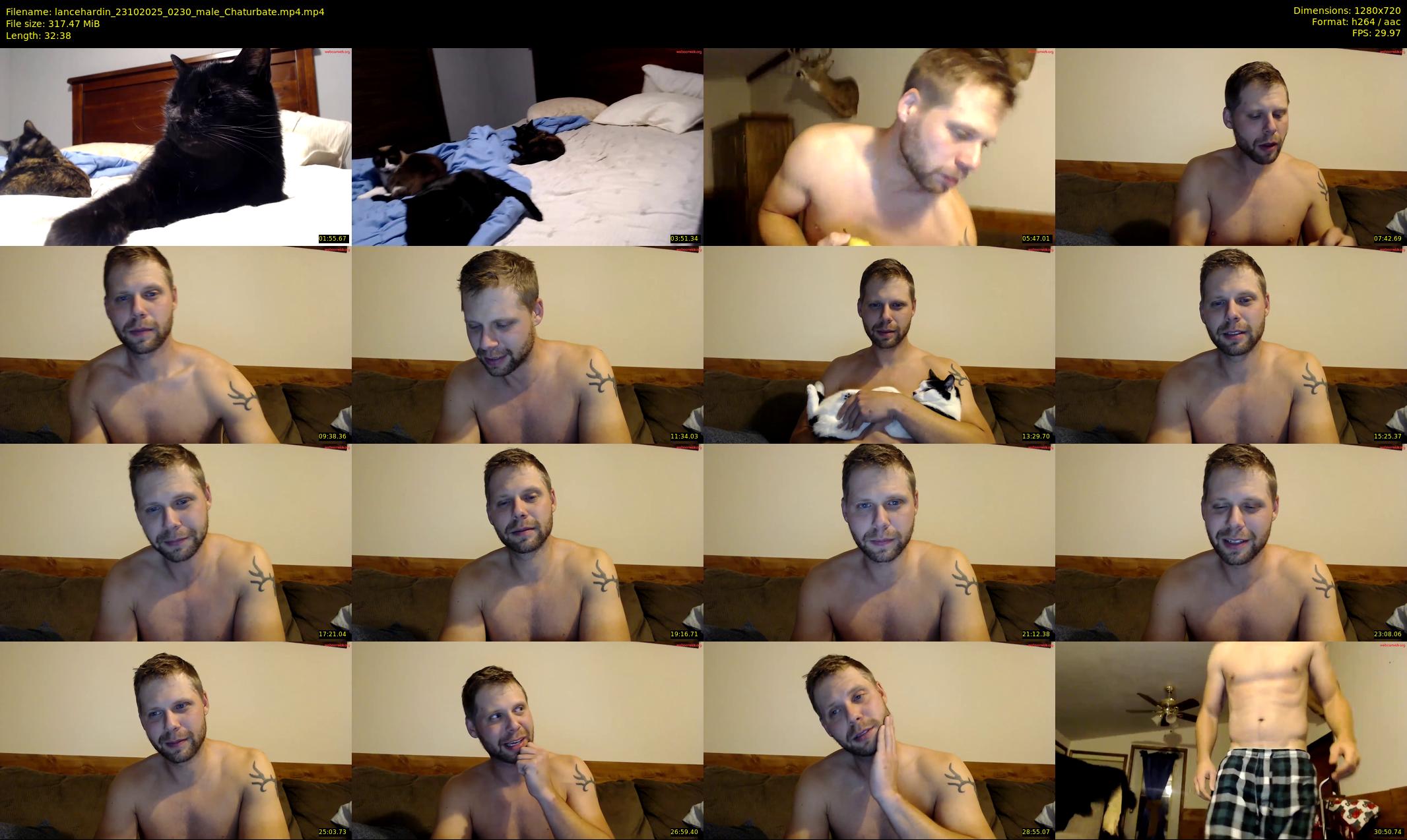 lancehardin — 33 minute Chaturbate male cam show recording, 720p, Oct 23, 2025