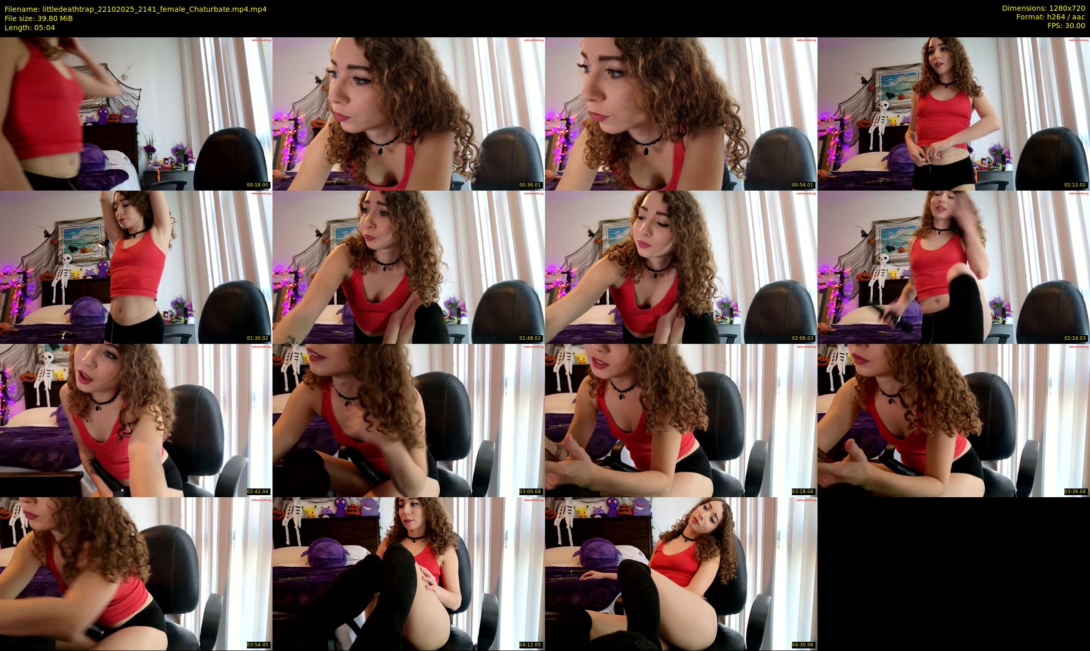 littledeathtrap — 6 minute Chaturbate female cam show recording, 720p, Oct 22, 2025