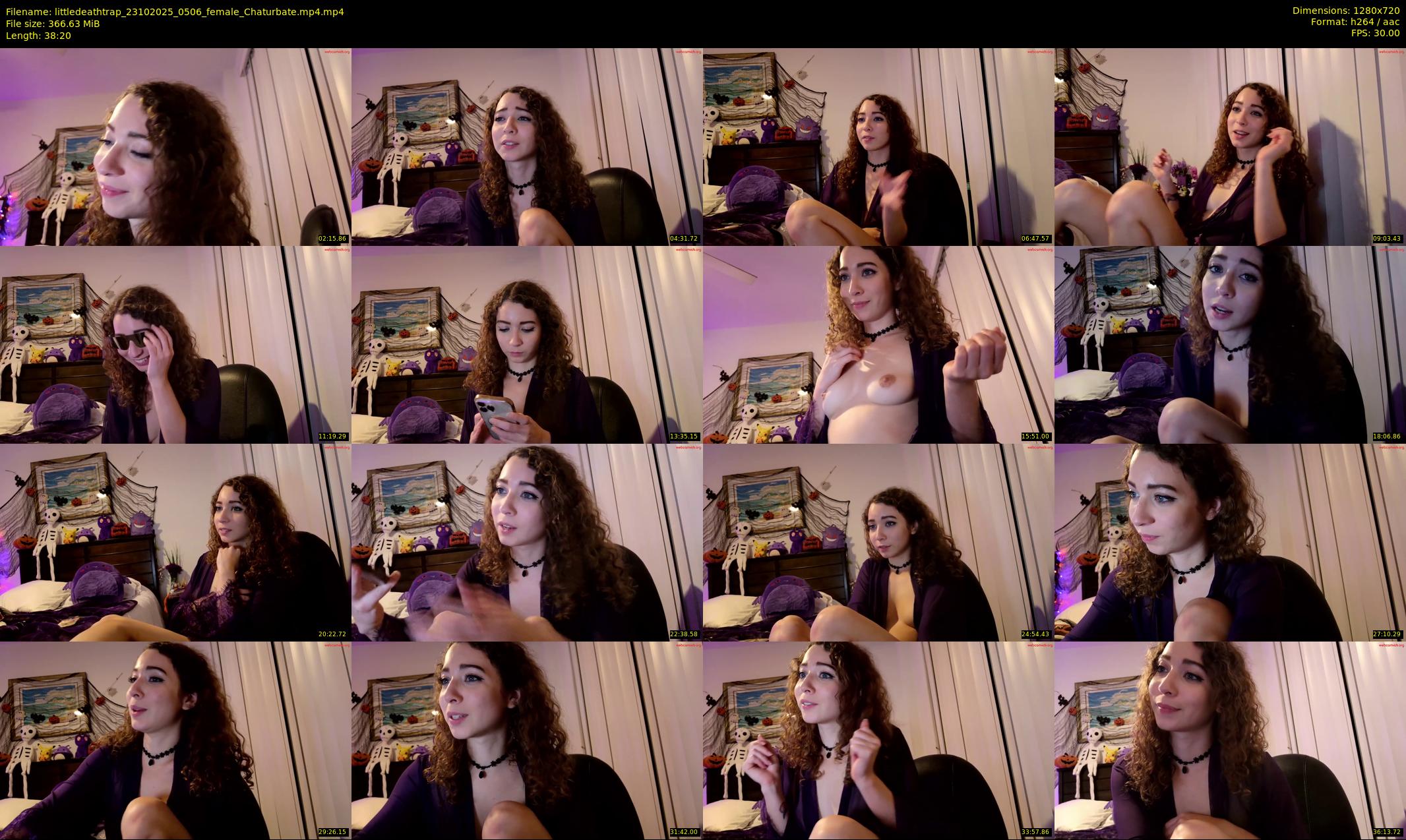 littledeathtrap — 39 minute Chaturbate female cam show recording, 720p, Oct 23, 2025