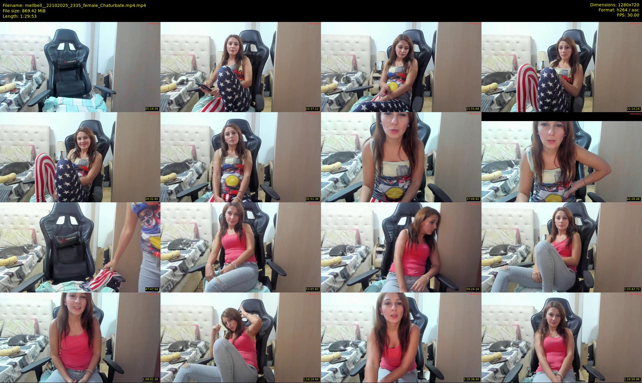 mellbell_ — 90 minute Chaturbate female cam show recording, 720p, Oct 22, 2025