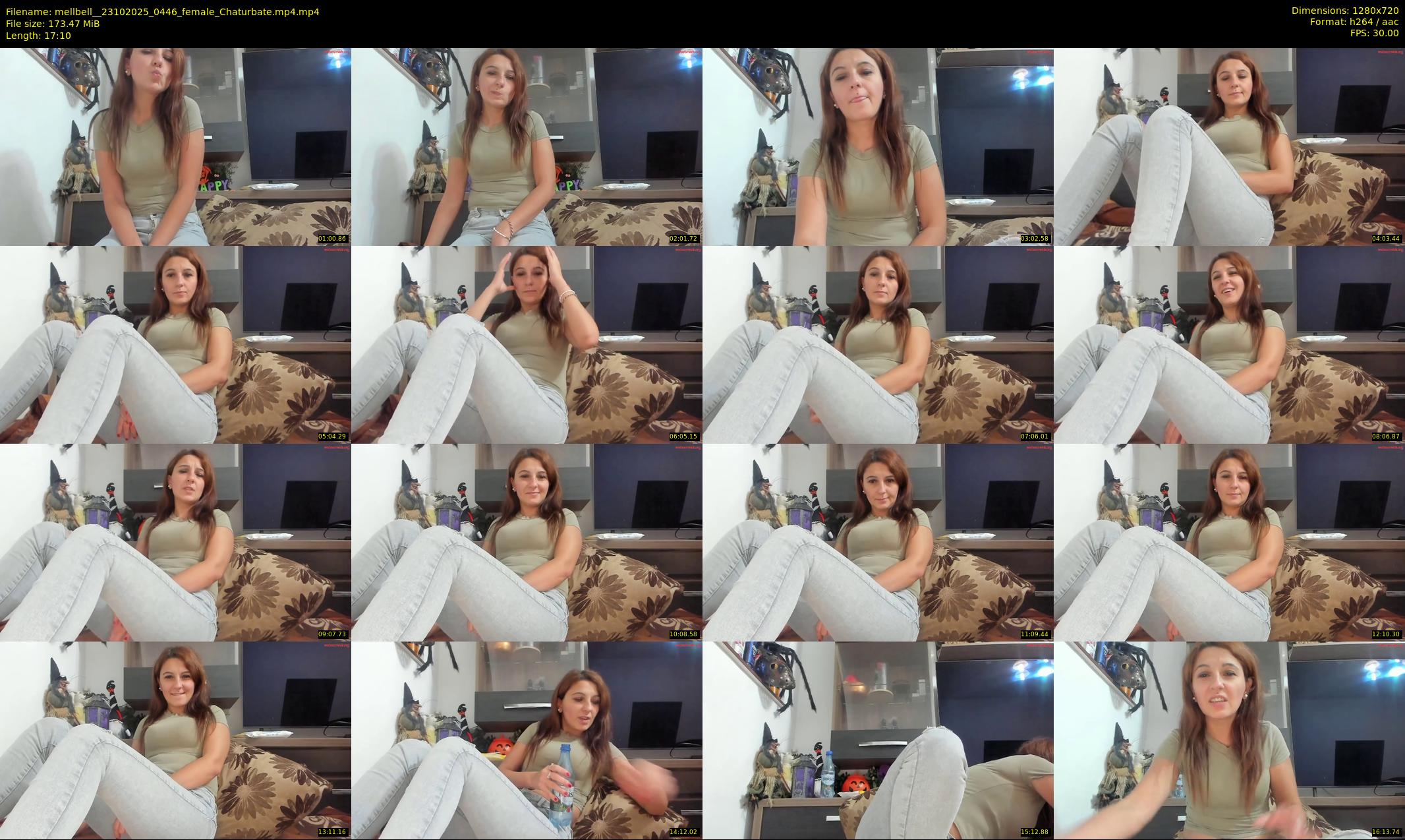 mellbell_ — 18 minute Chaturbate female cam show recording, 720p, Oct 23, 2025