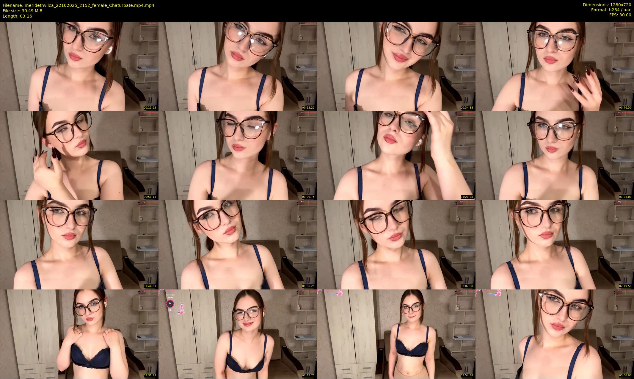 meridethvilca — 4 minute Chaturbate female cam show recording, 720p, Oct 22, 2025