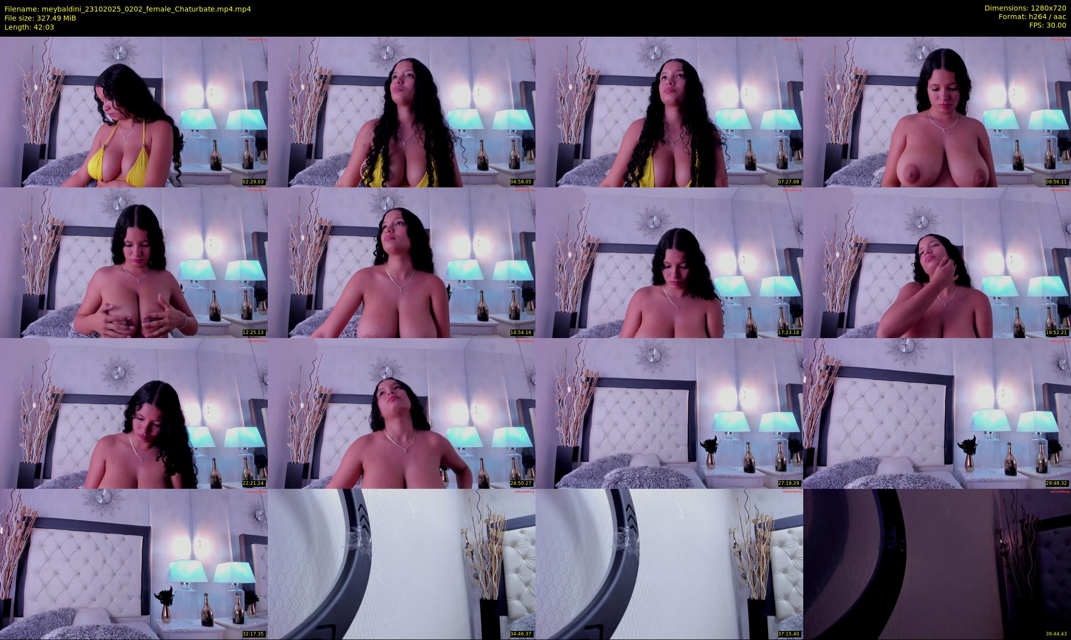 meybaldini — 43 minute Chaturbate female cam show recording, 720p, Oct 23, 2025