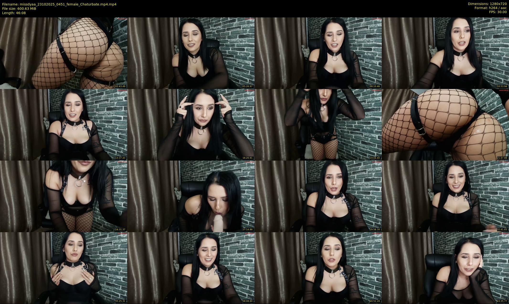 missdyaa — 47 minute Chaturbate female cam show recording, 720p, Oct 23, 2025