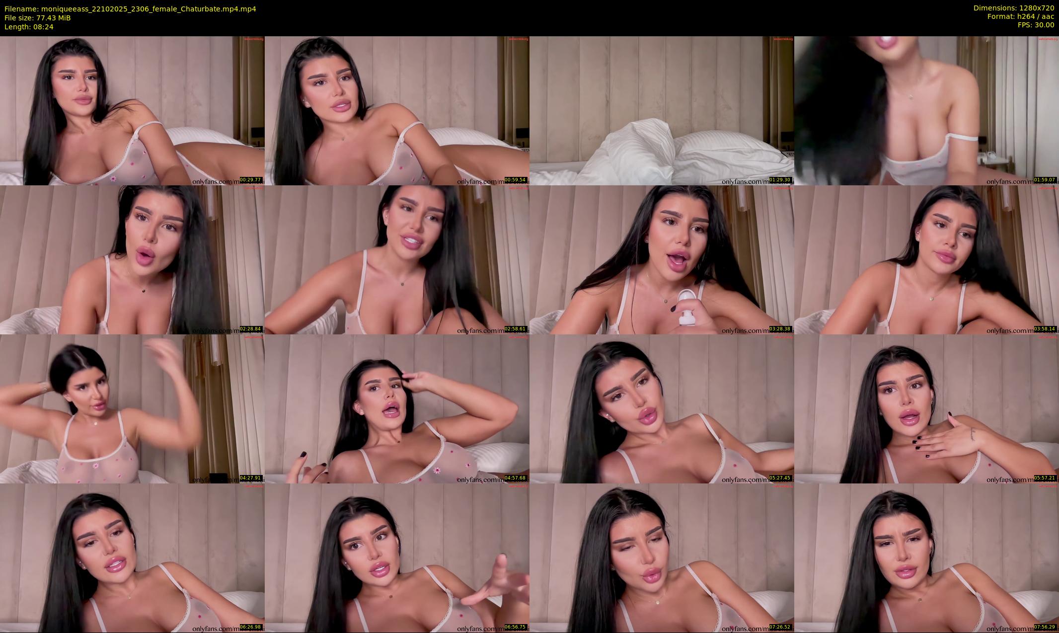 moniqueeass — 9 minute Chaturbate female cam show recording, 720p, Oct 22, 2025