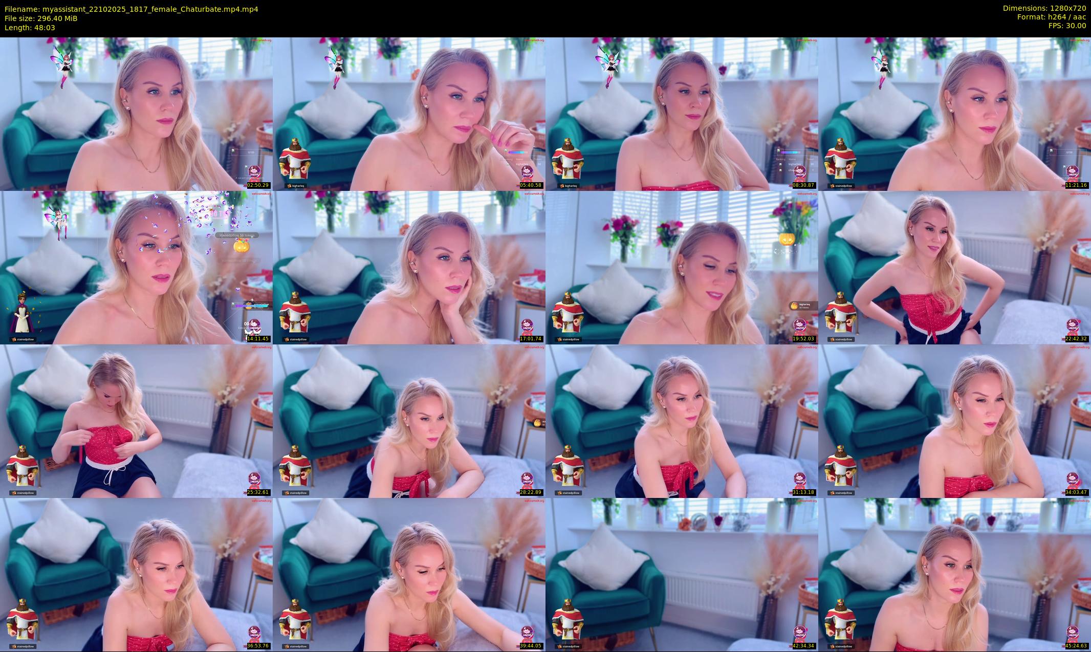 myassistant — 49 minute Chaturbate female cam show recording, 720p, Oct 22, 2025