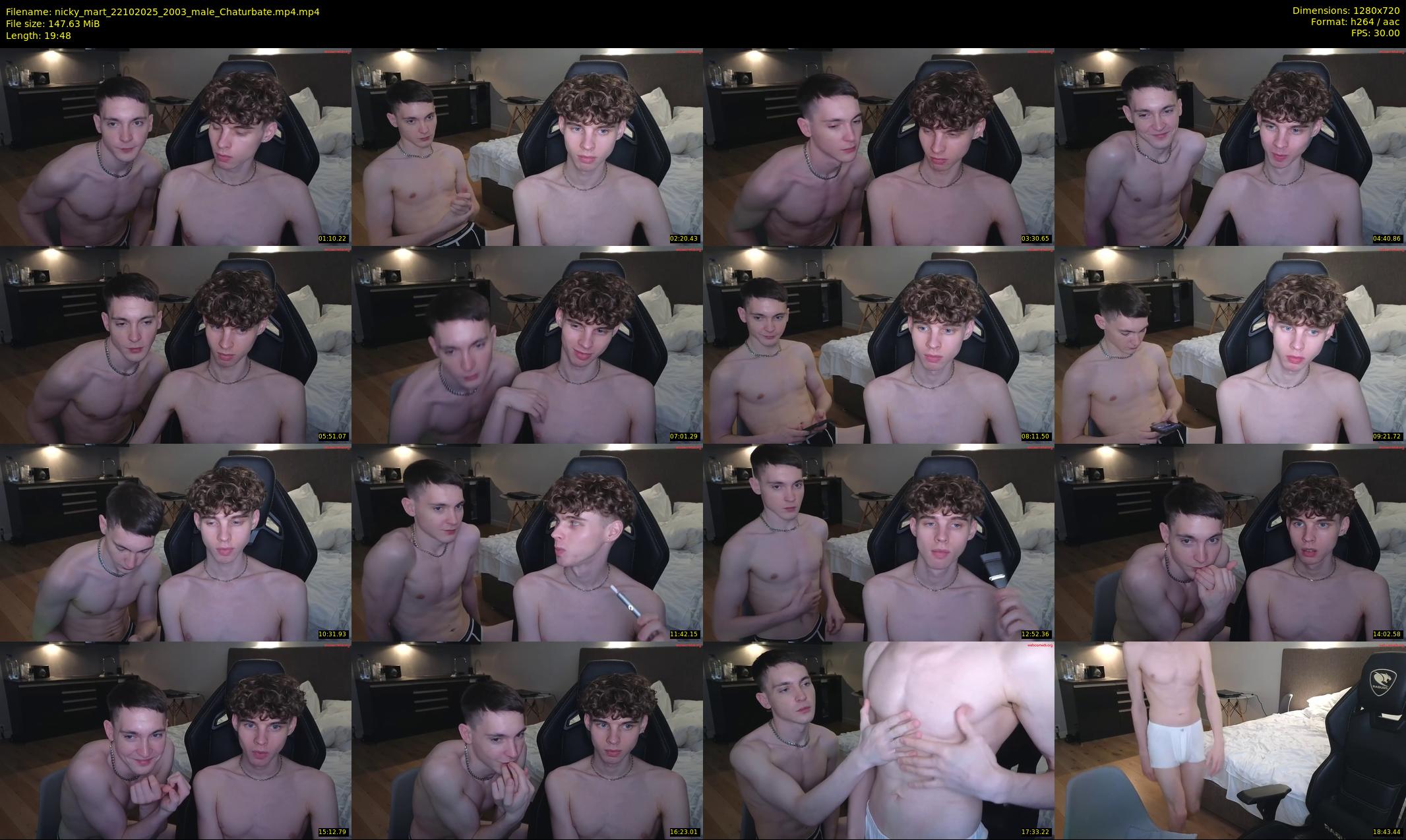 nicky_mart — 20 minute Chaturbate male cam show recording, 720p, Oct 22, 2025