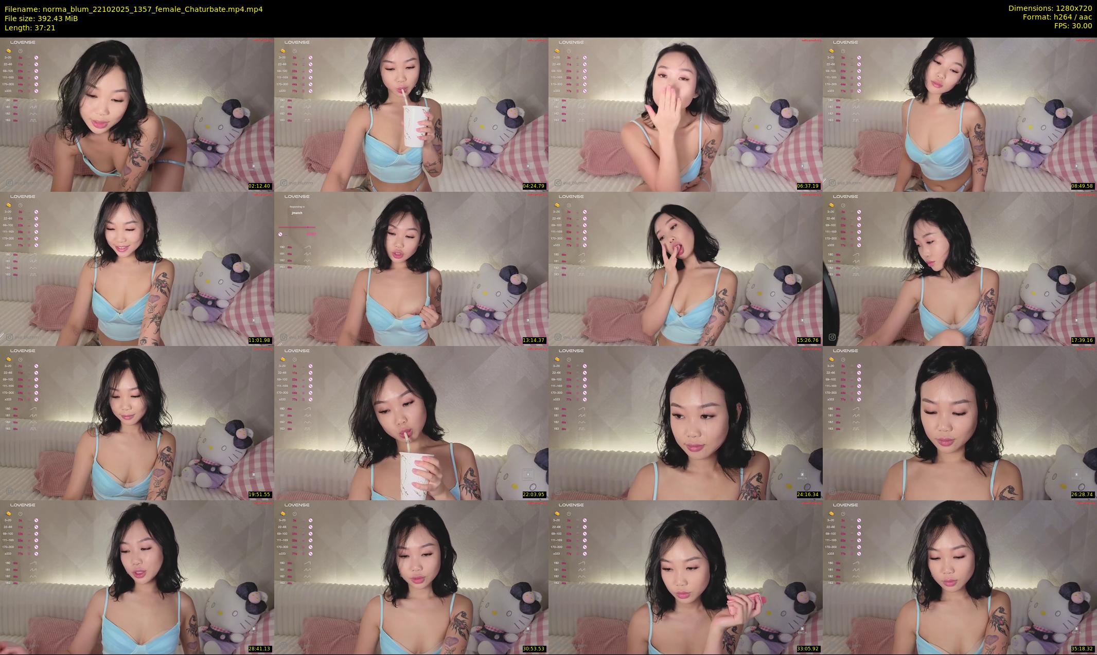 norma_blum — 38 minute Chaturbate female cam show recording, 720p, Oct 22, 2025