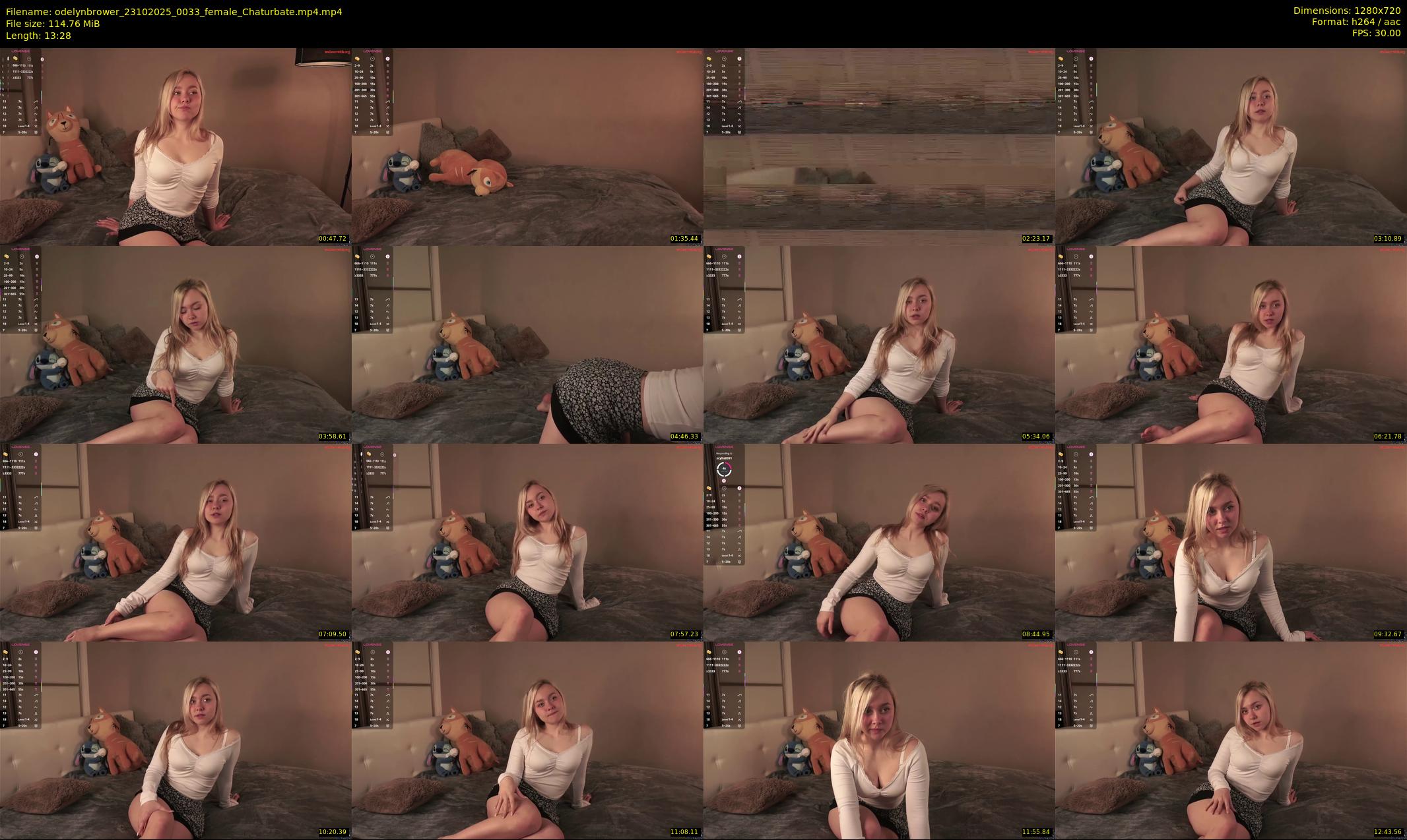 odelynbrower — 14 minute Chaturbate female cam show recording, 720p, Oct 23, 2025