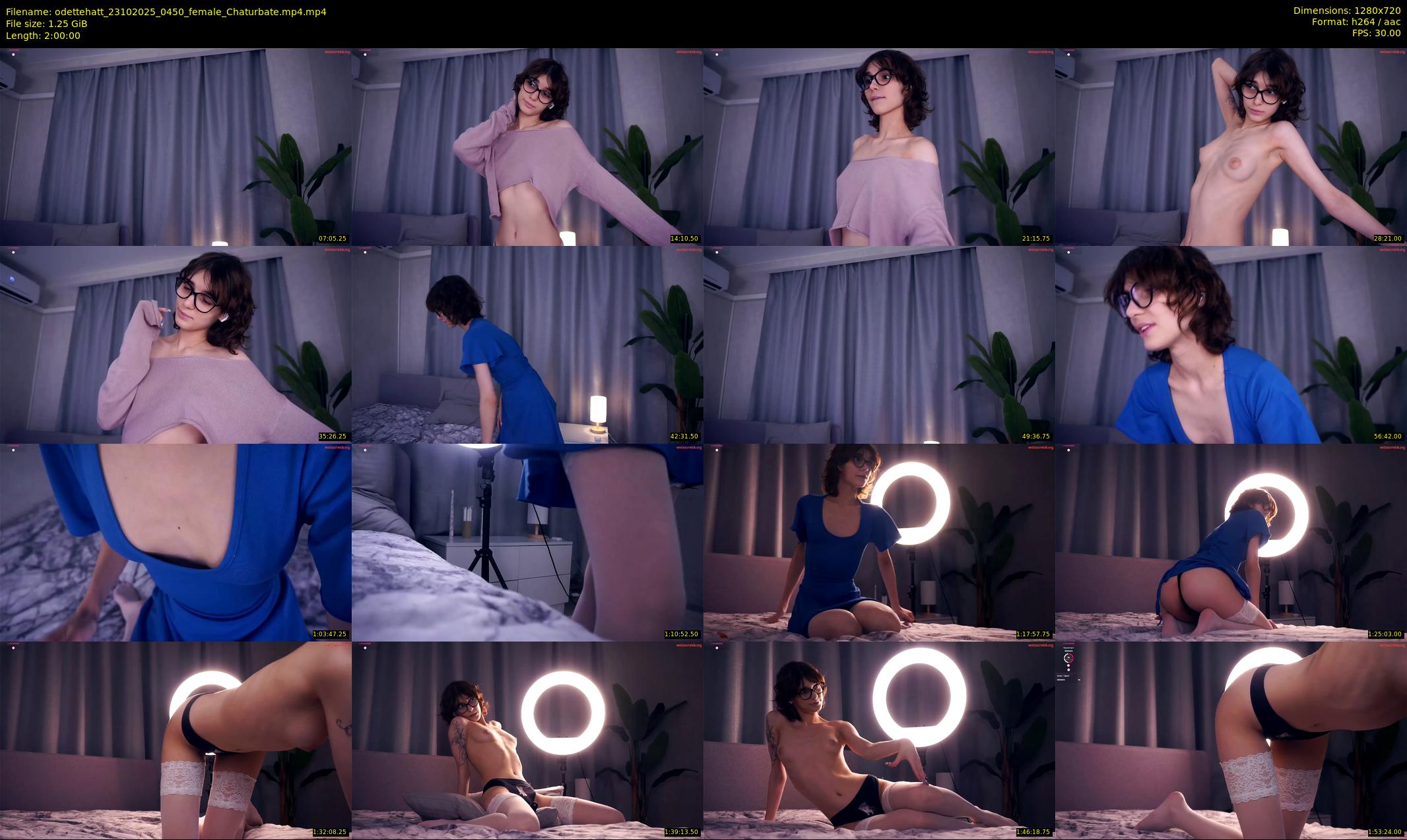 odettehatt — 120 minute Chaturbate female cam show recording, 720p, Oct 23, 2025