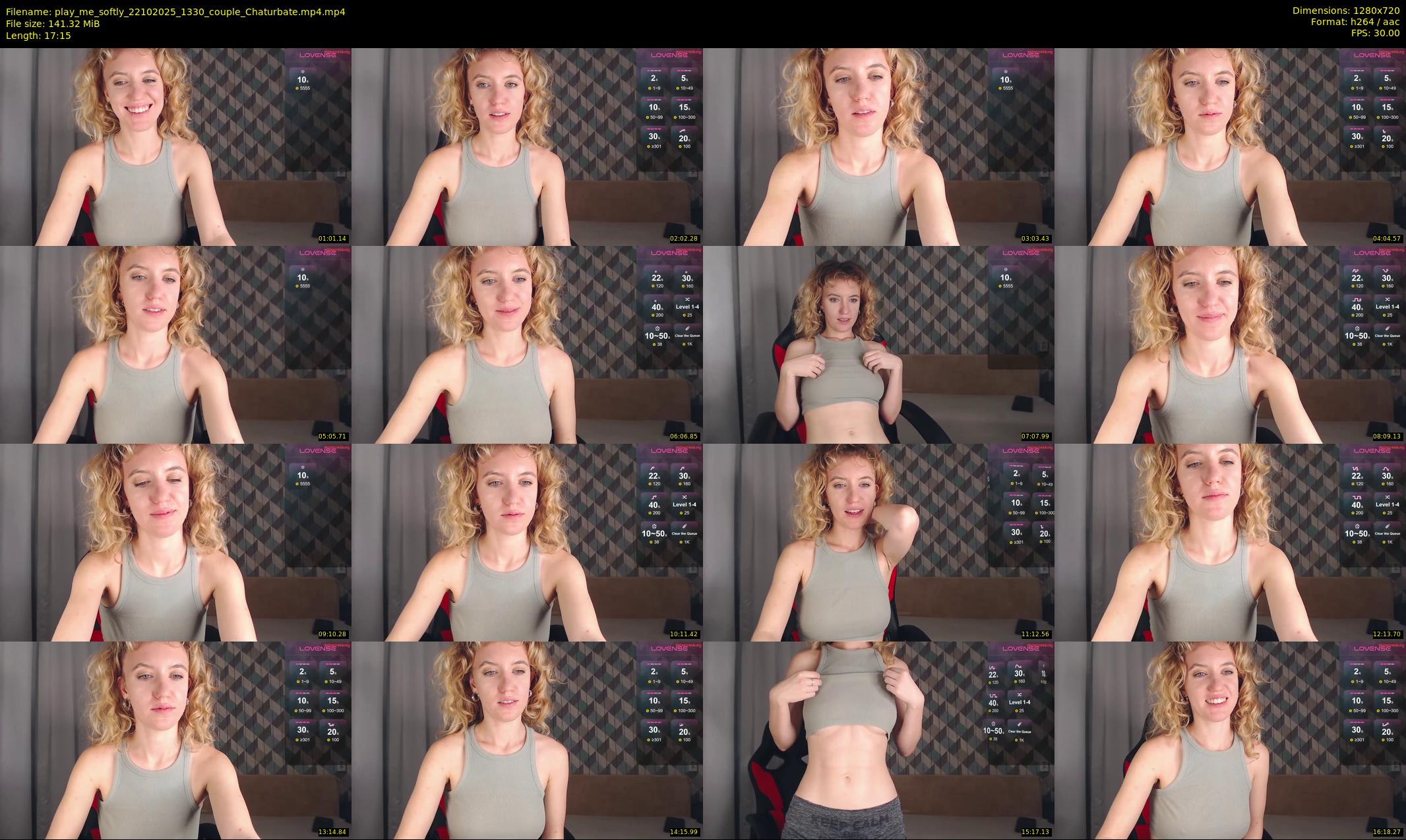 play_me_softly — 18 minute Chaturbate couple cam show recording, 720p, Oct 22, 2025