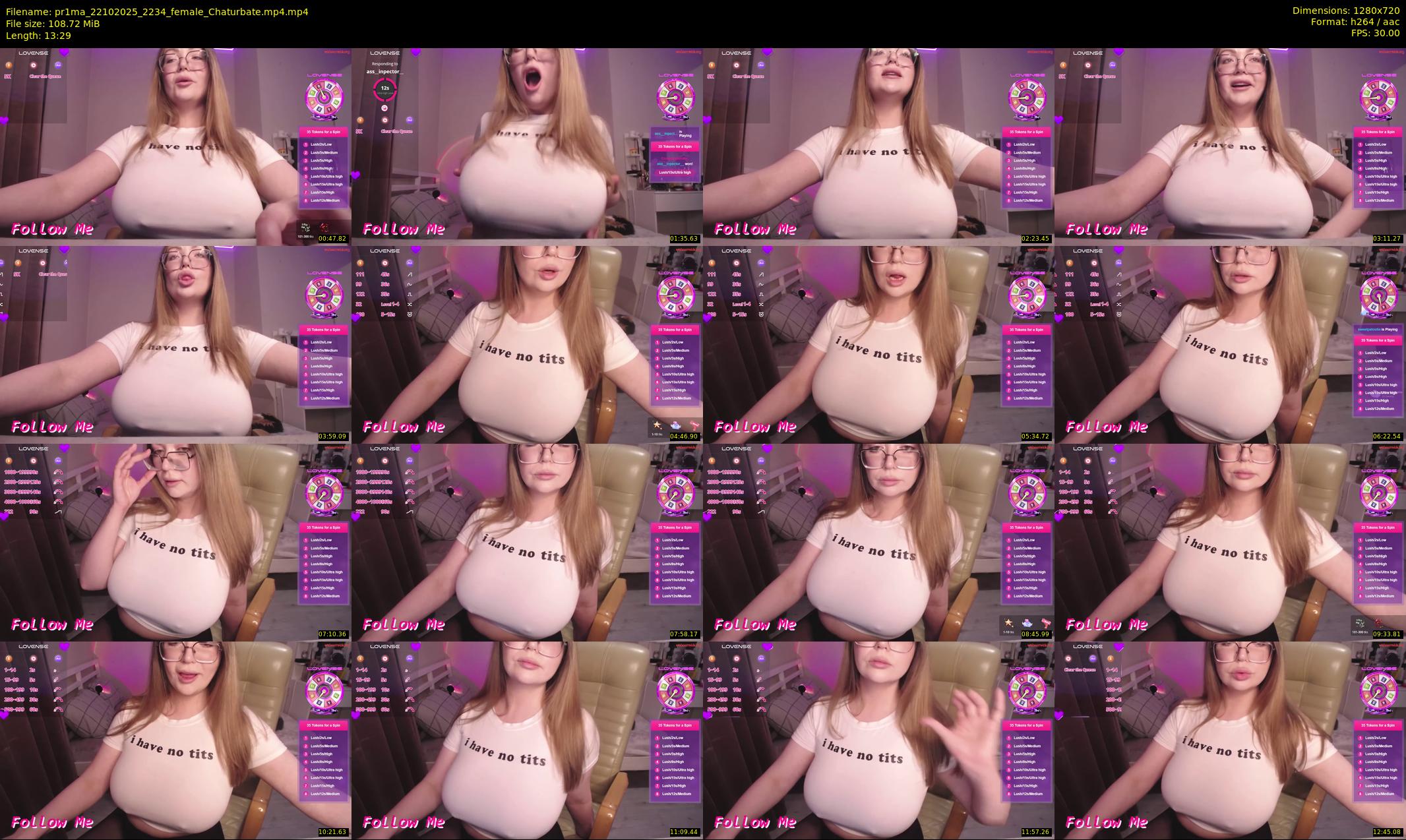 pr1ma — 14 minute Chaturbate female cam show recording, 720p, Oct 22, 2025