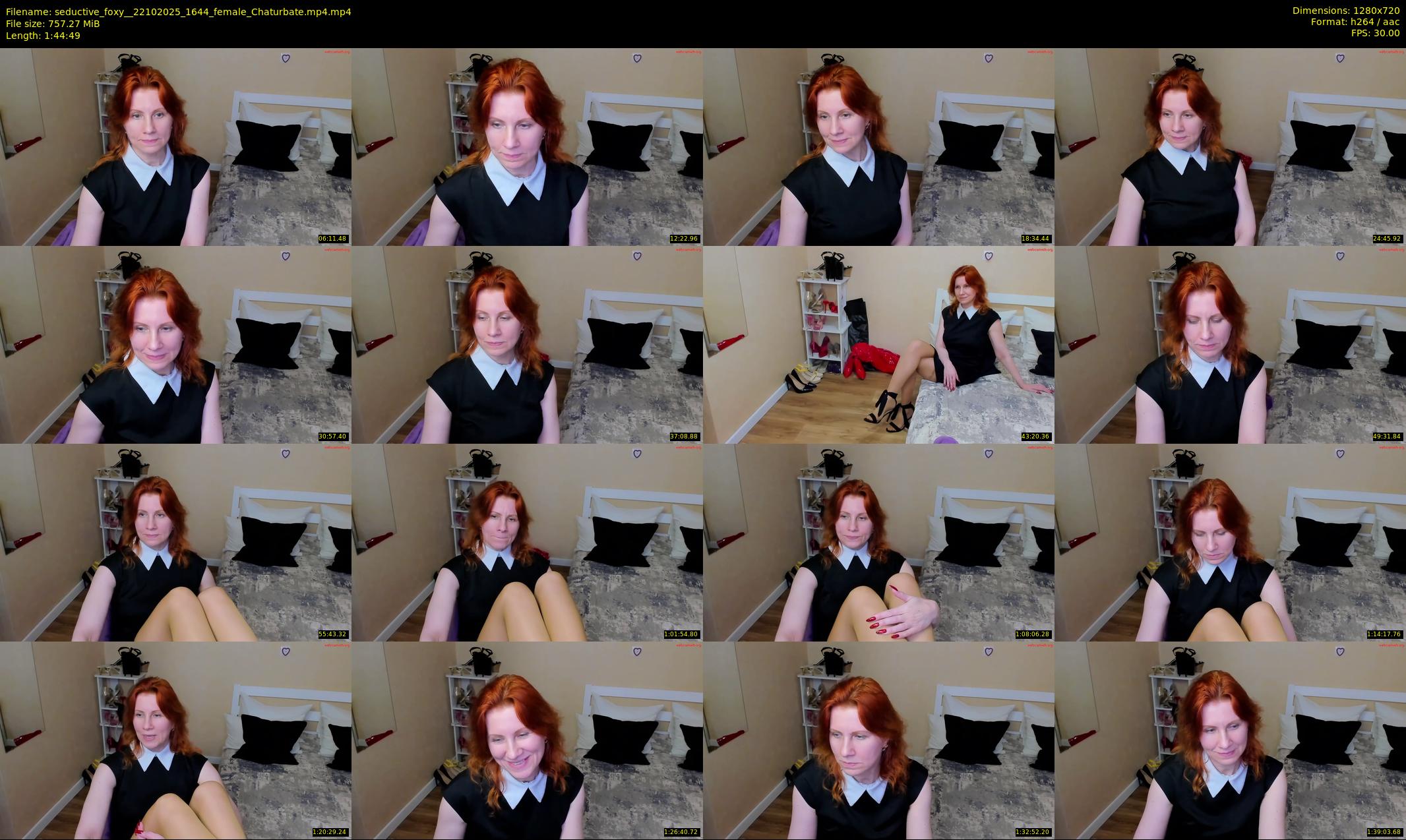 seductive_foxy_ — 105 minute Chaturbate female cam show recording, 720p, Oct 22, 2025