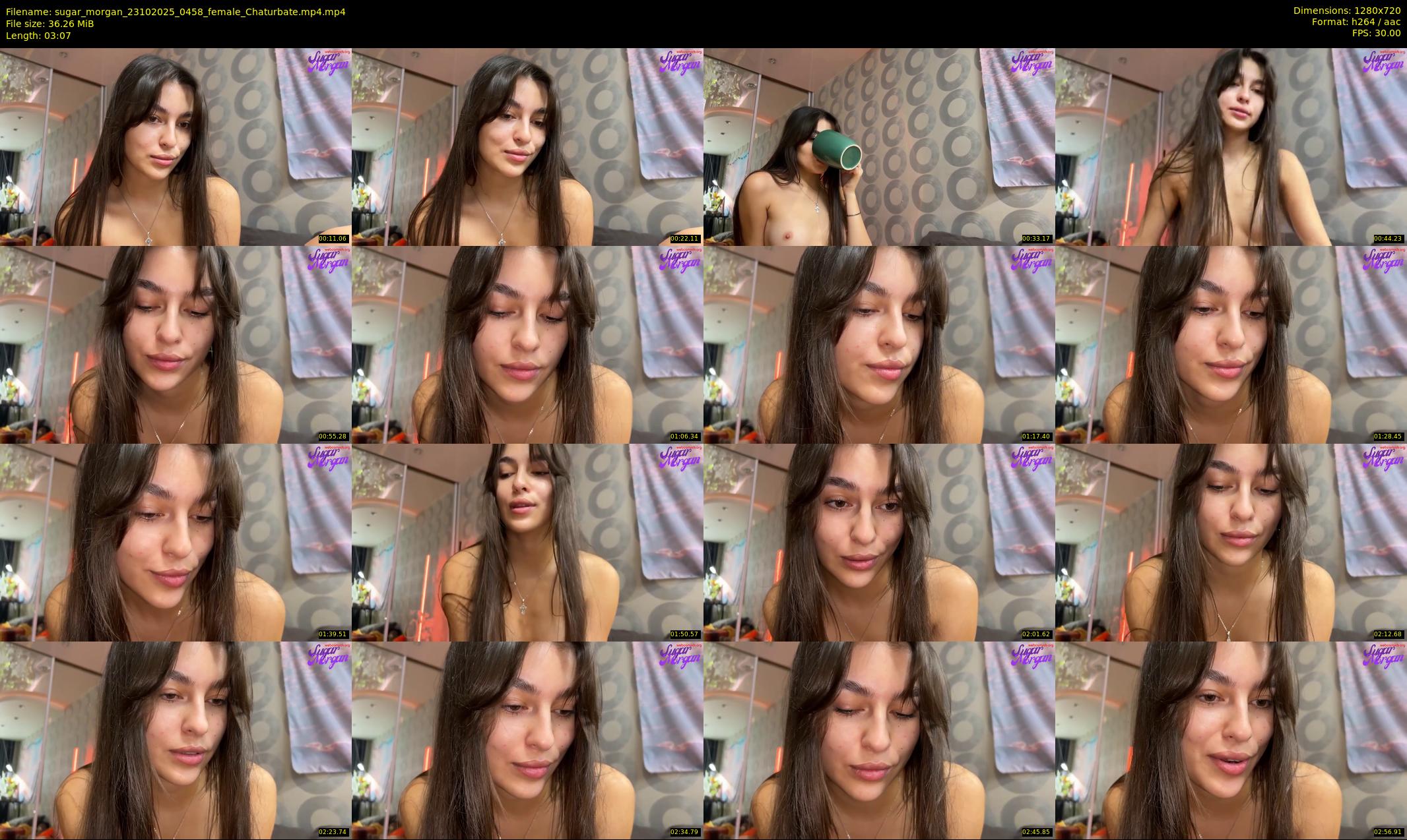 sugar_morgan — 4 minute Chaturbate female cam show recording, 720p, Oct 23, 2025