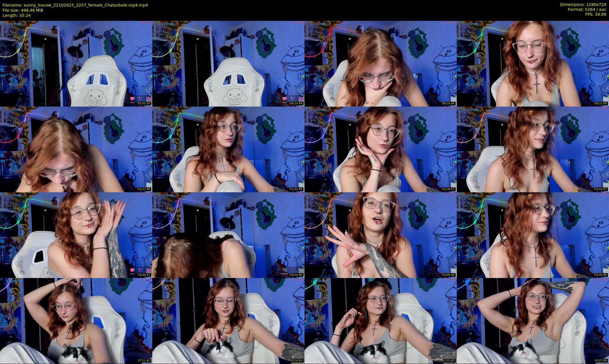 sunny_mouse — 36 minute Chaturbate female cam show recording, 720p, Oct 22, 2025