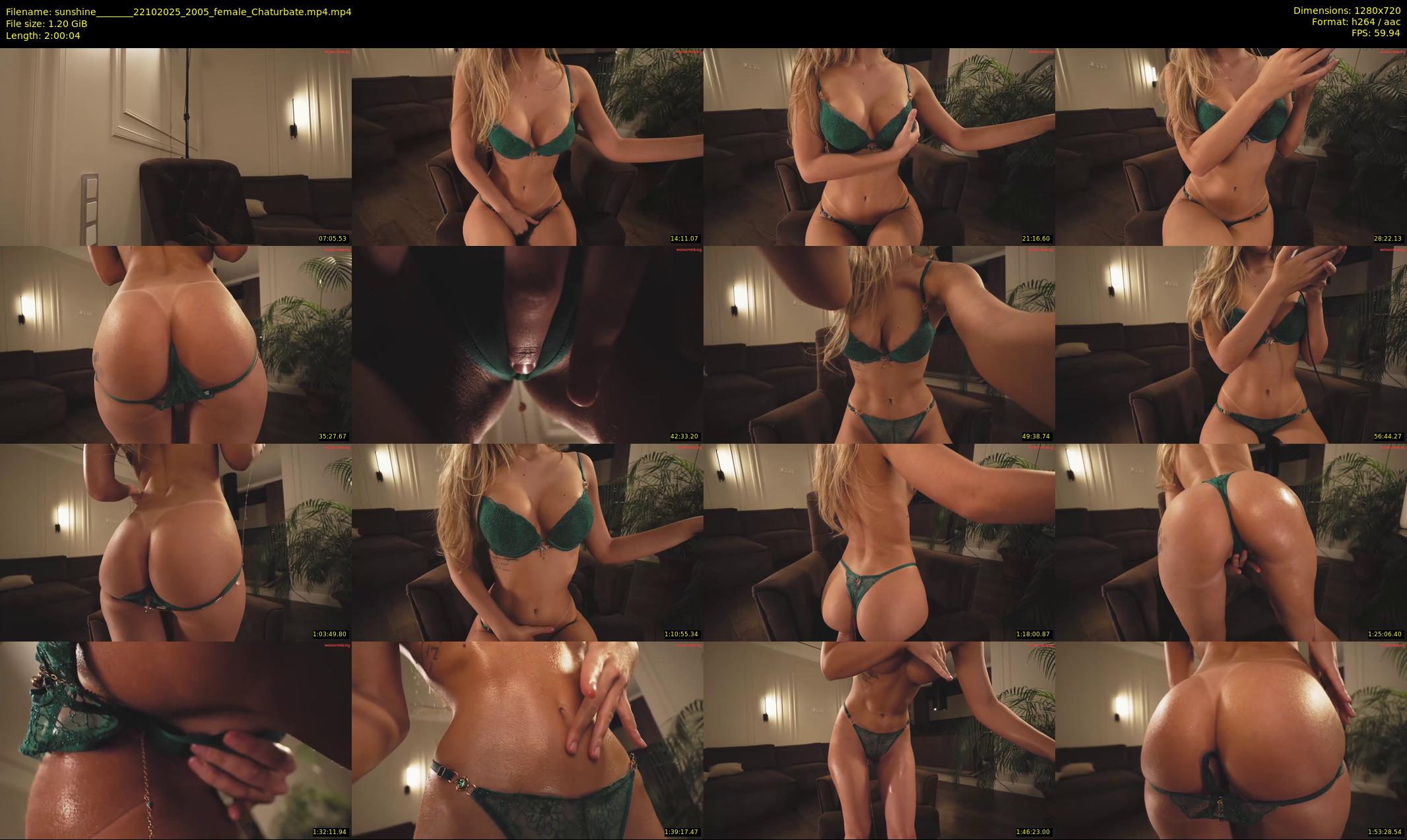 sunshine_______ — 121 minute Chaturbate female cam show recording, 720p, Oct 22, 2025