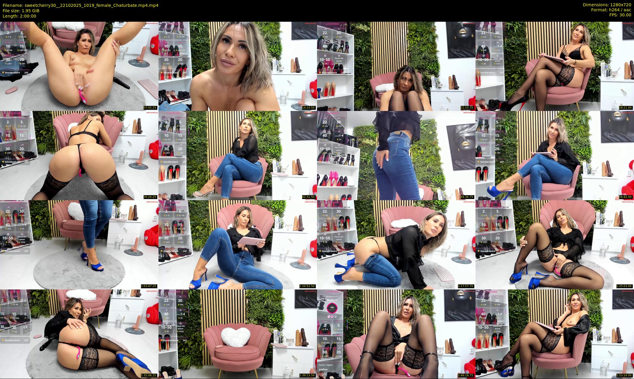 sweetcherry30_ — 120 minute Chaturbate female cam show recording, 720p, Oct 22, 2025
