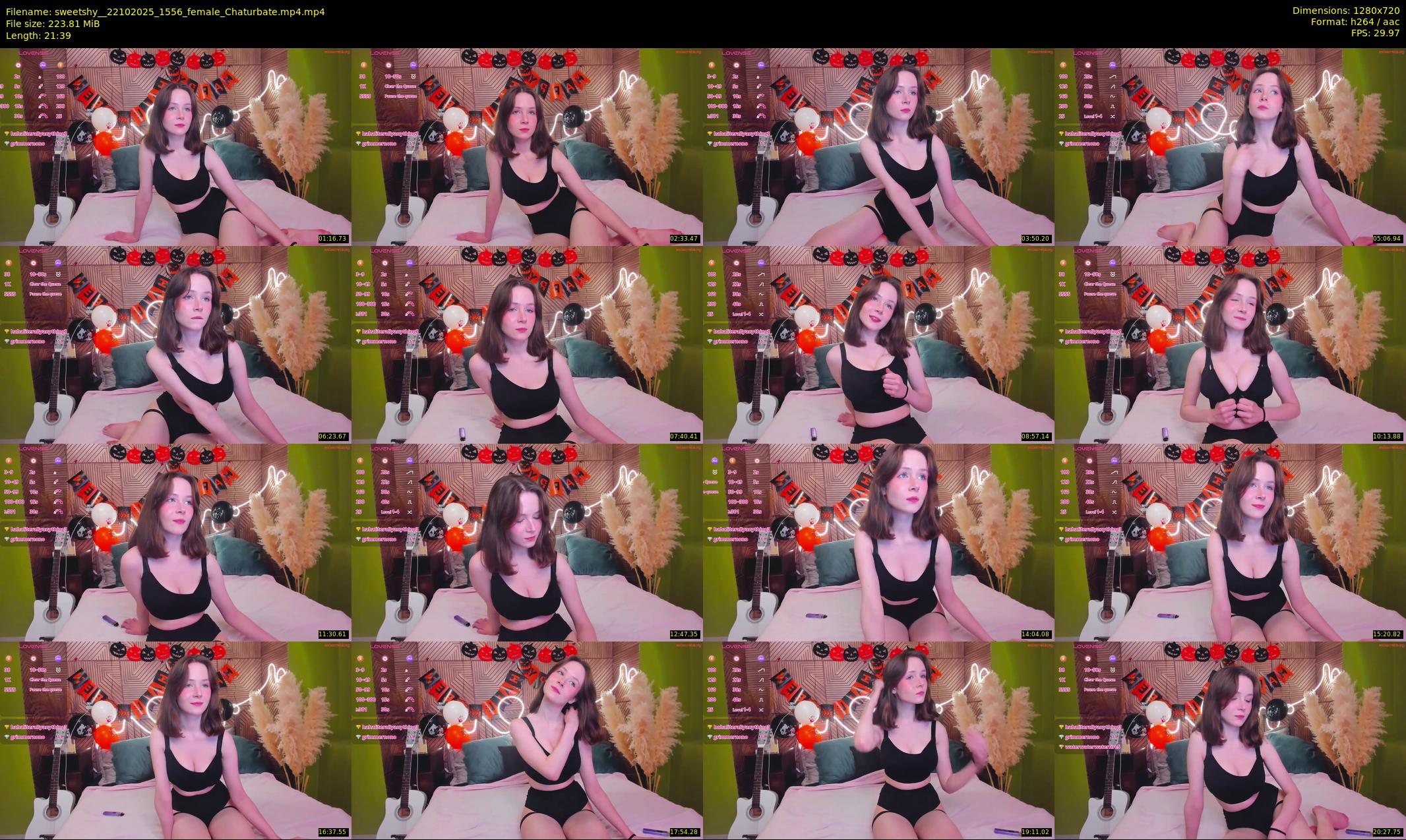 sweetshy_ — 22 minute Chaturbate female cam show recording, 720p, Oct 22, 2025